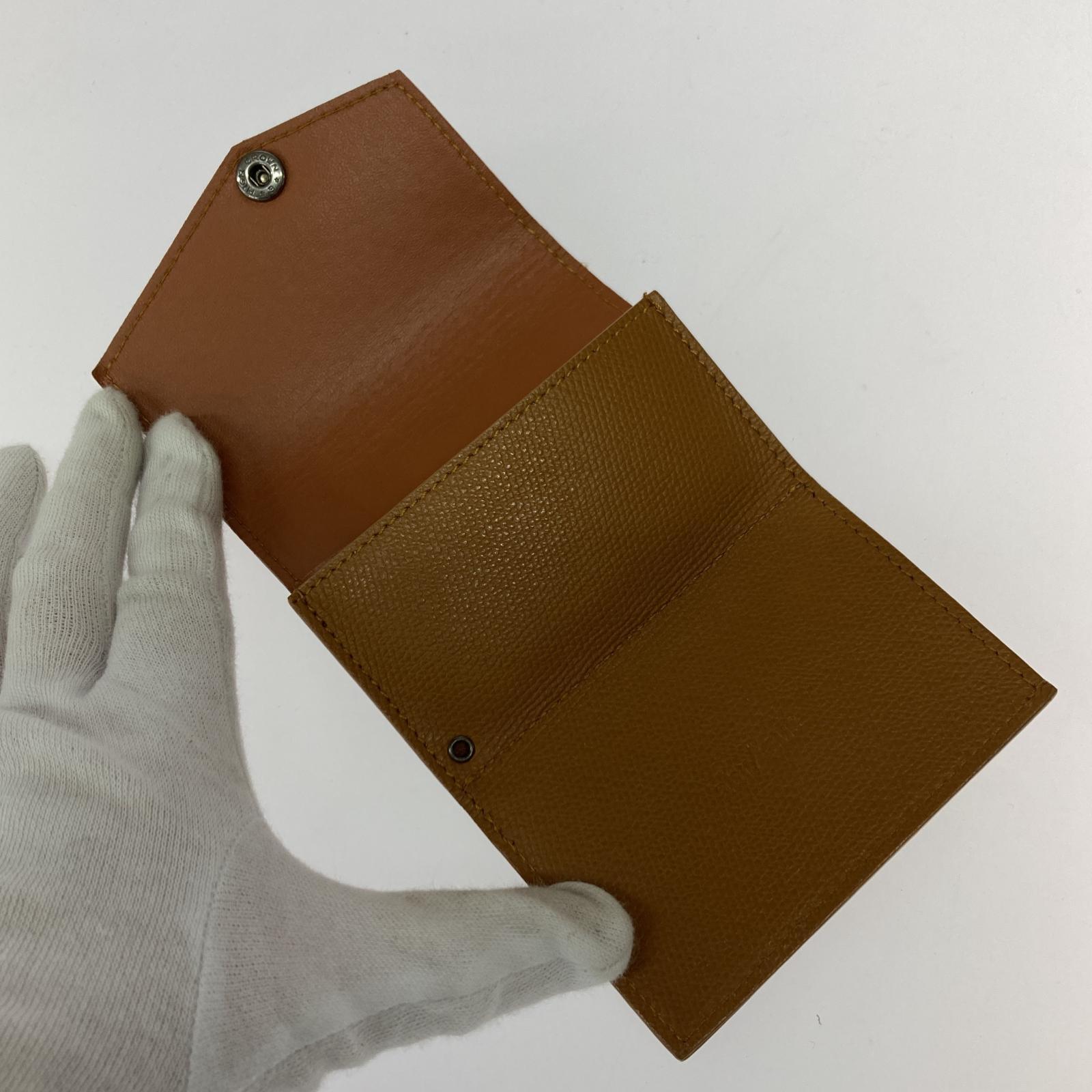 コンパクトウォレット CISEI 三つ折り財布 ブラウン ブラウン