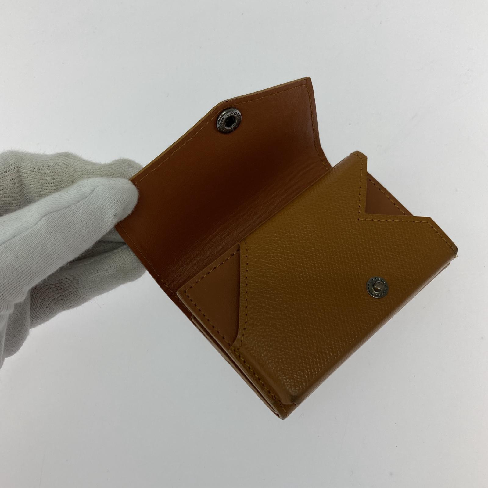 コンパクトウォレット CISEI 三つ折り財布 ブラウン ブラウン