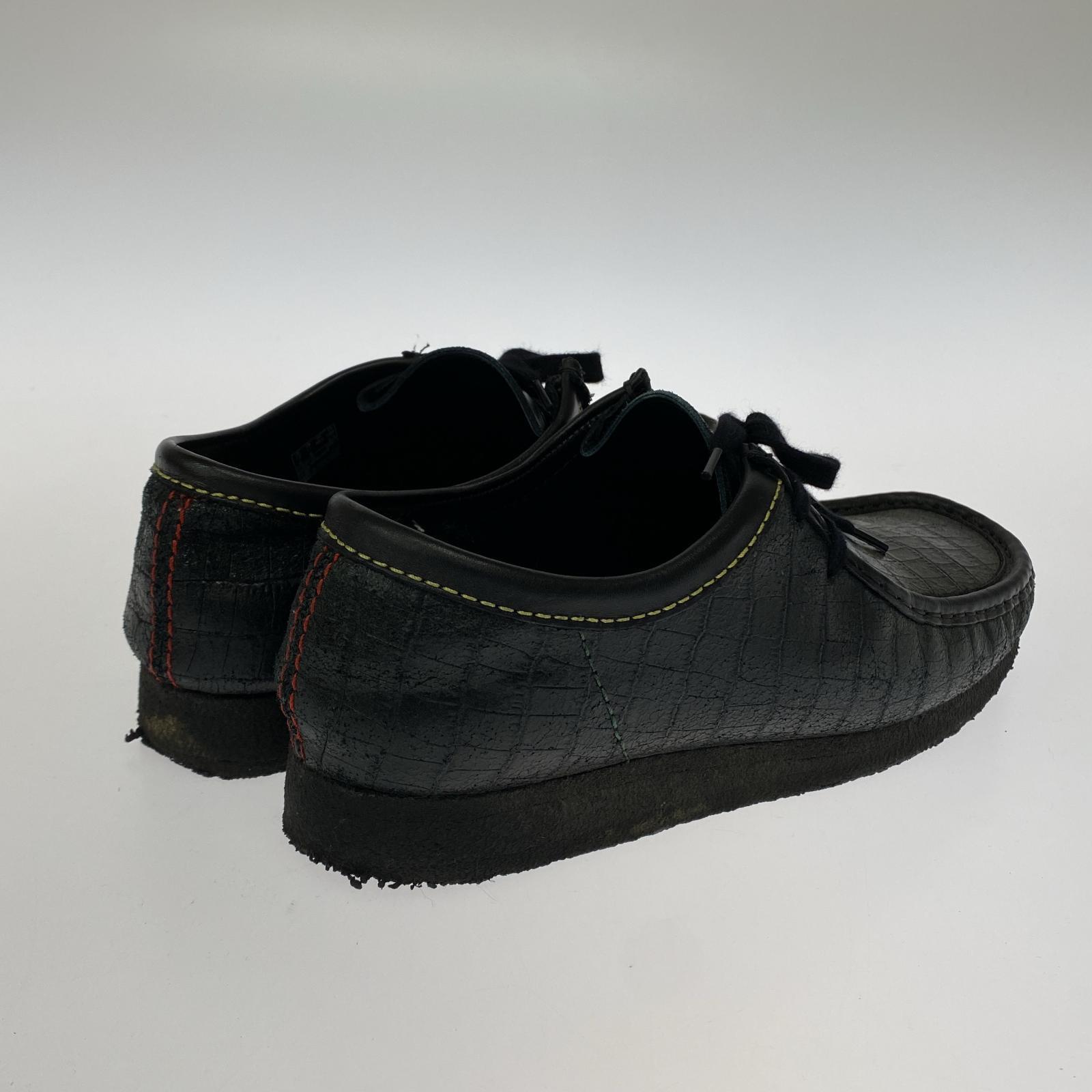 シューズ Wallabee Crocodile Embossed Leather 28.5cm (US10 1/2 UK10 EU47) ブラック