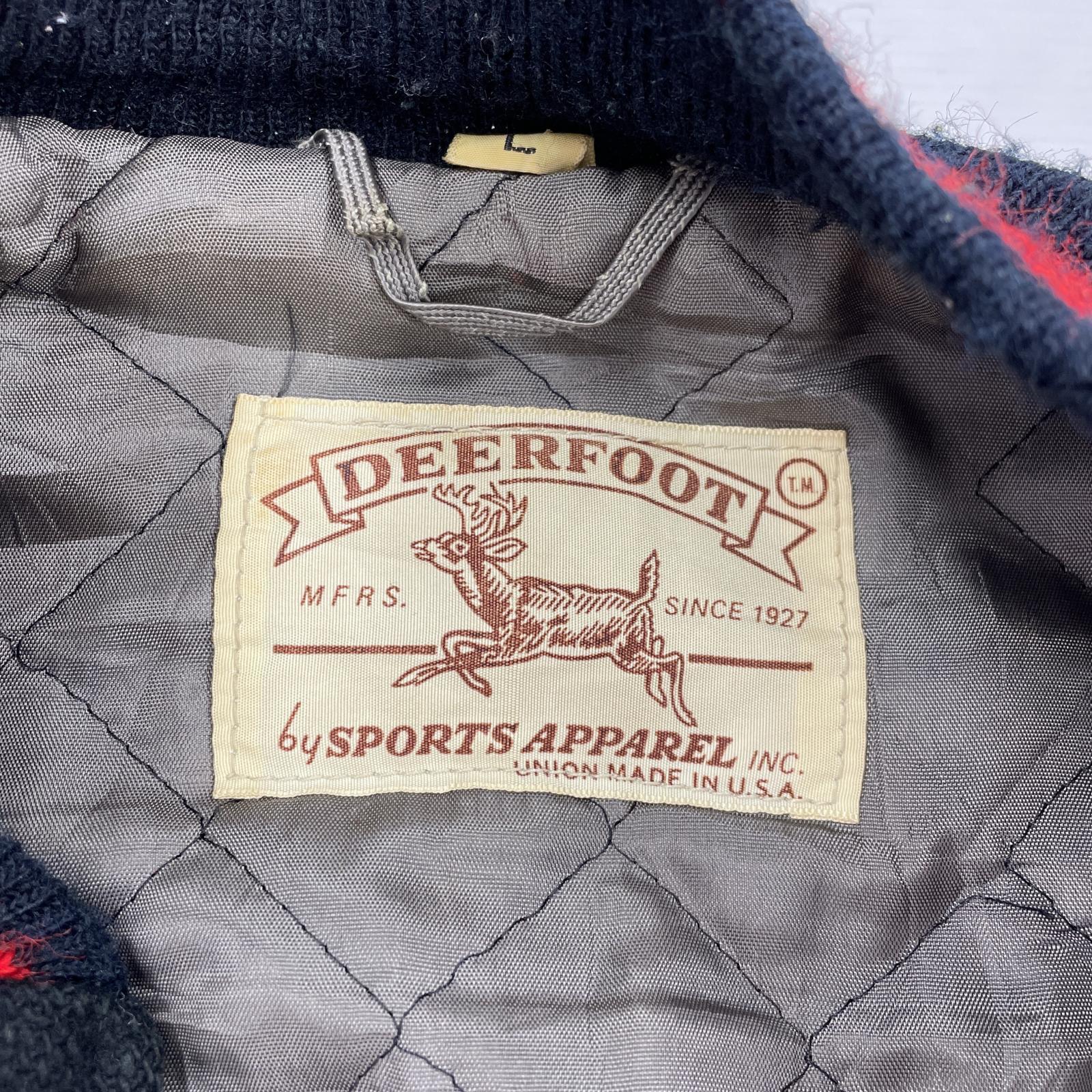 ジャケット 70~80s DEERFOOT USA製 スタジャン (L) L