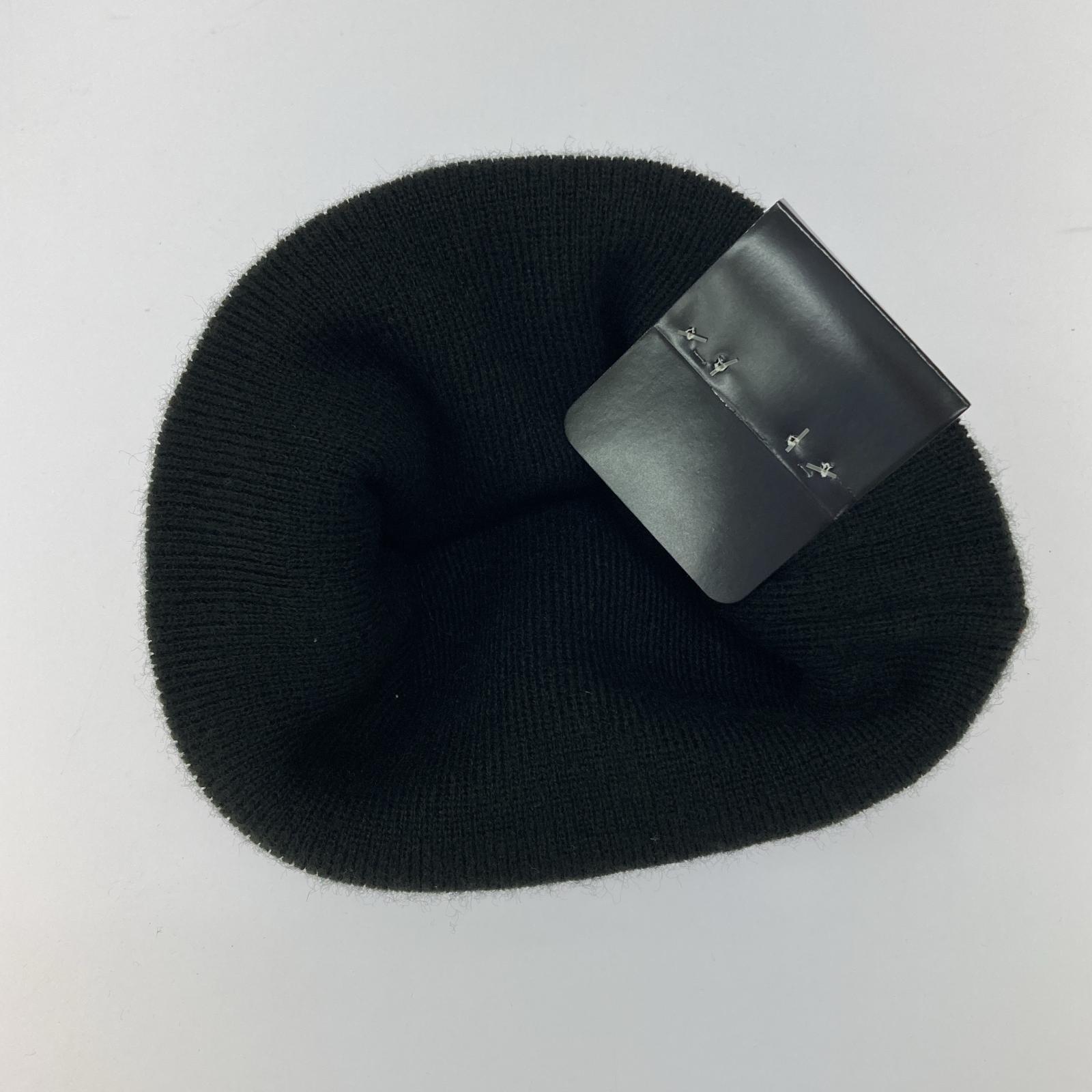 ニットキャップ 24aw NEW ERA Script Beanie ブラック