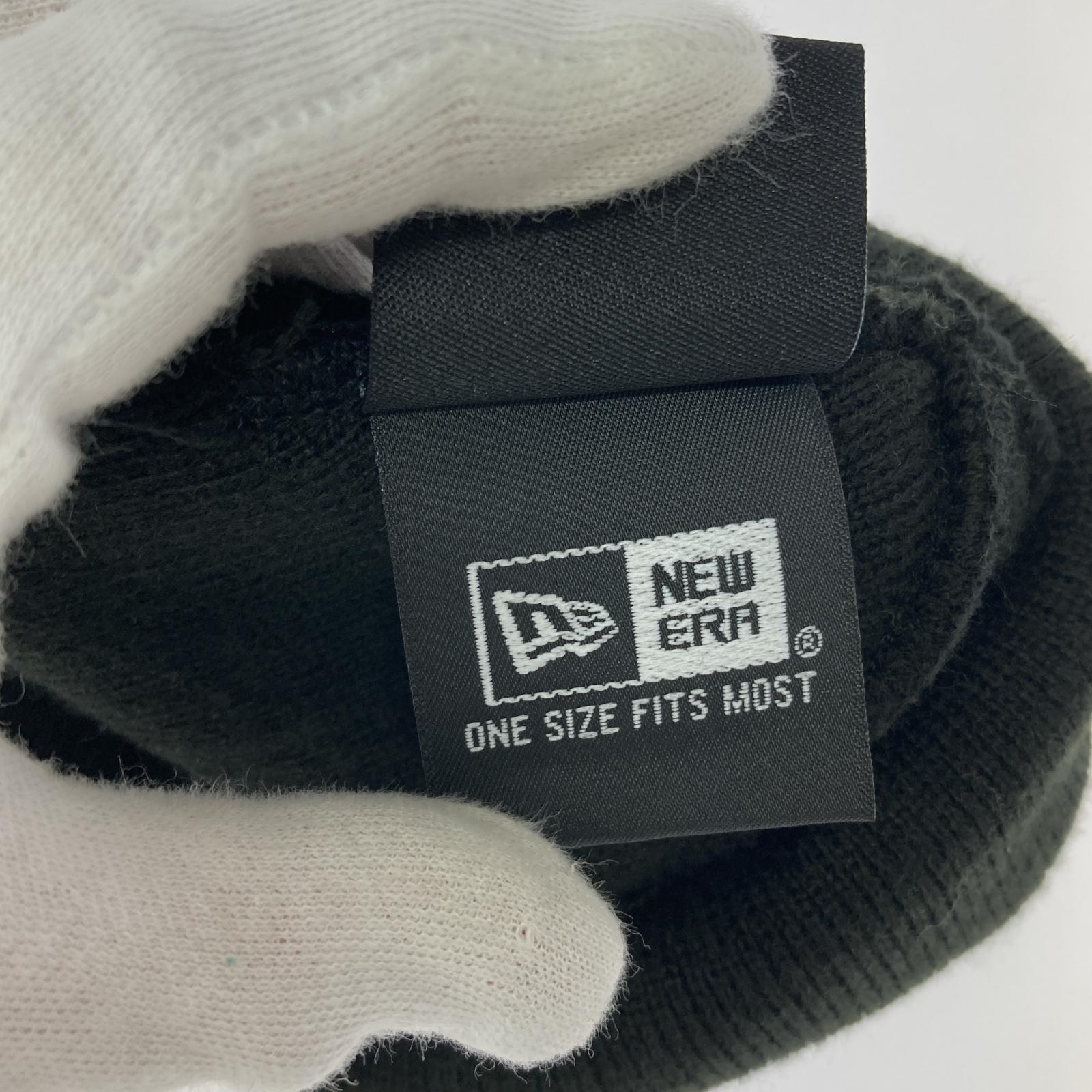 ニットキャップ 24aw NEW ERA Script Beanie ブラック
