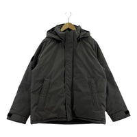 マウンテンパーカー DOWN ARMY HOODED JACKET S S グレー