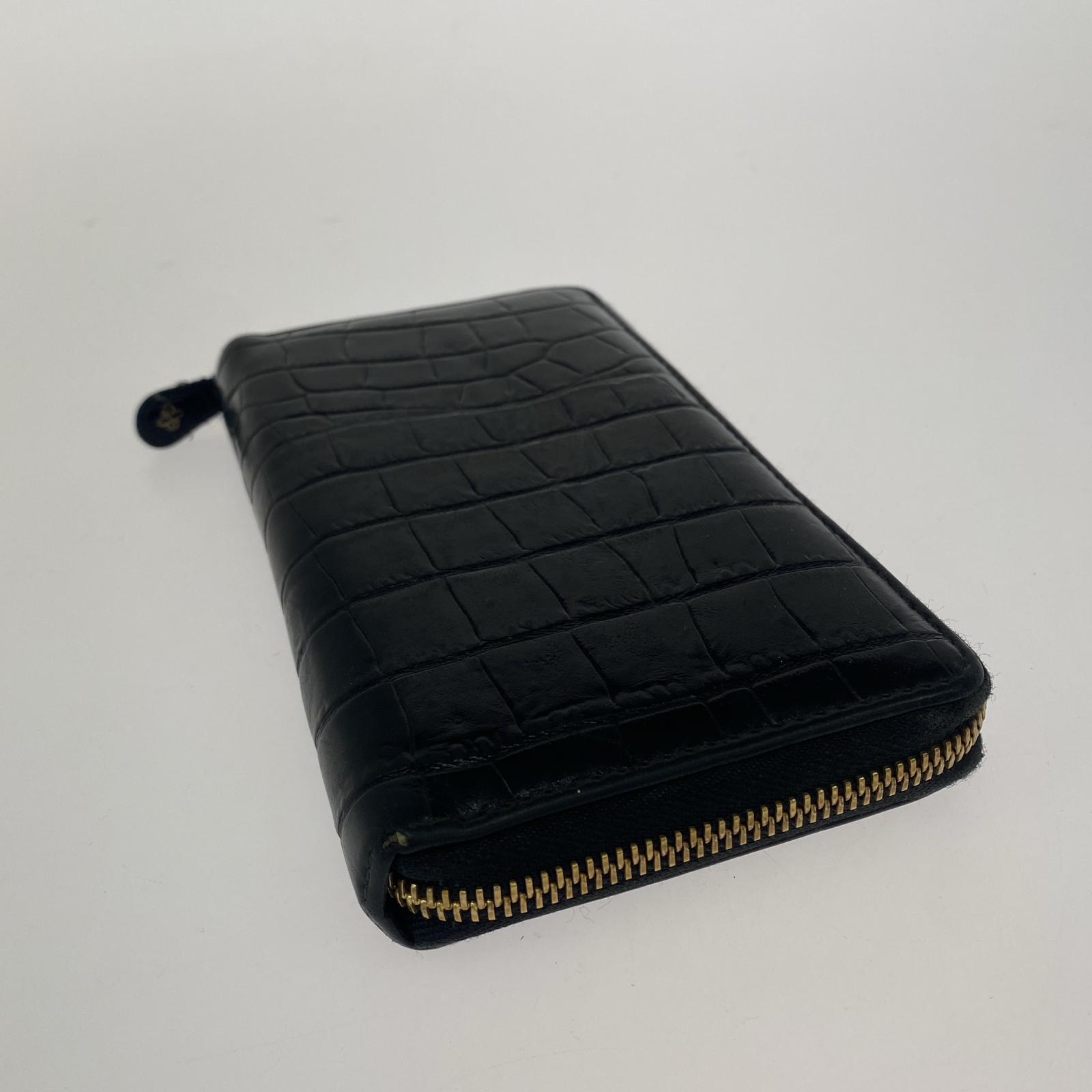 長財布 ETTINGER ロングウォレット ブラック