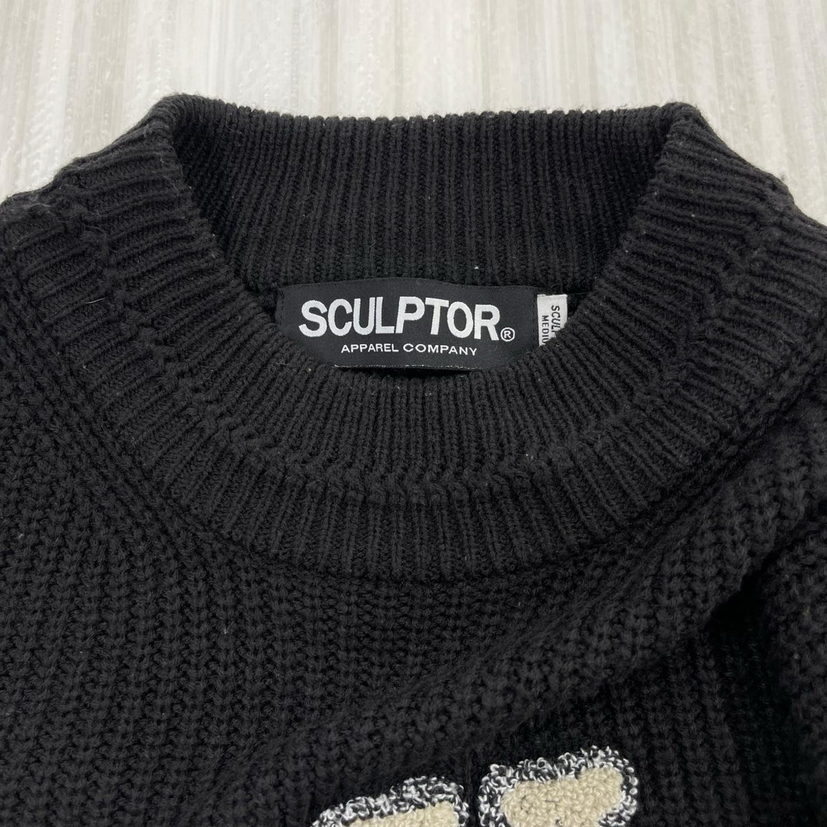 ニット sculptor M ブラック