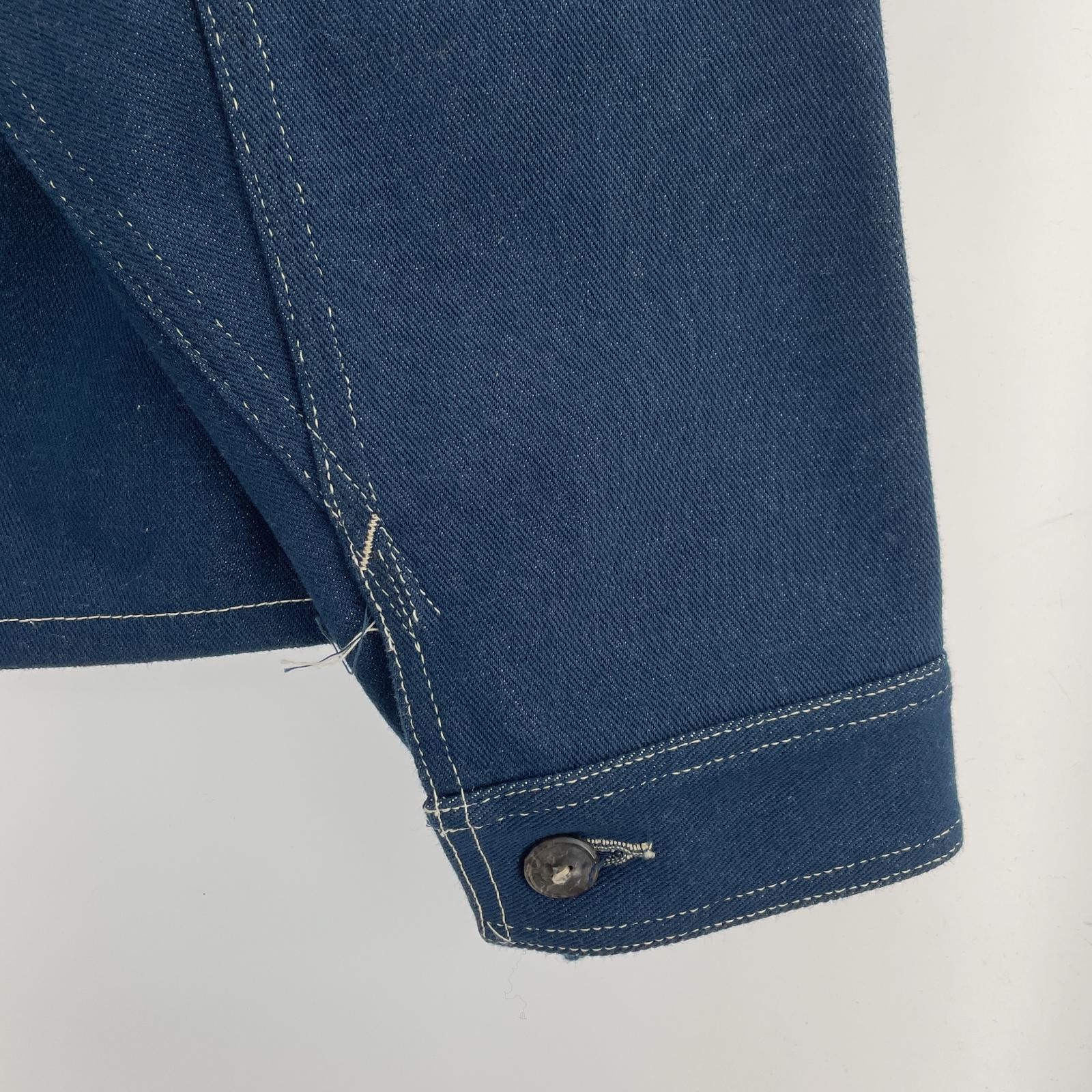 デニムジャケット FAUVES Exclusive CARPENTER SHORT JACKET 4 ブルー