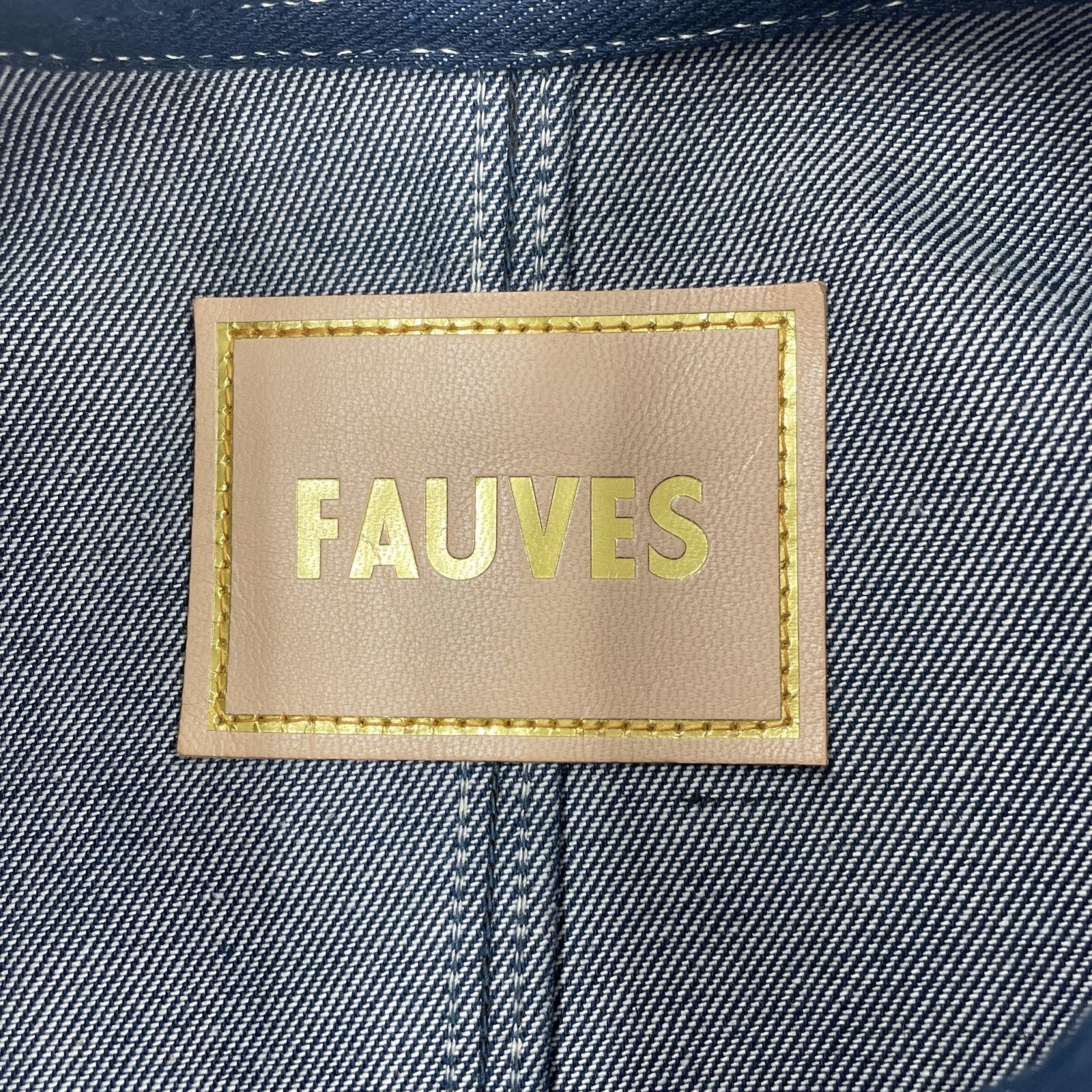 デニムジャケット FAUVES Exclusive CARPENTER SHORT JACKET 4 ブルー