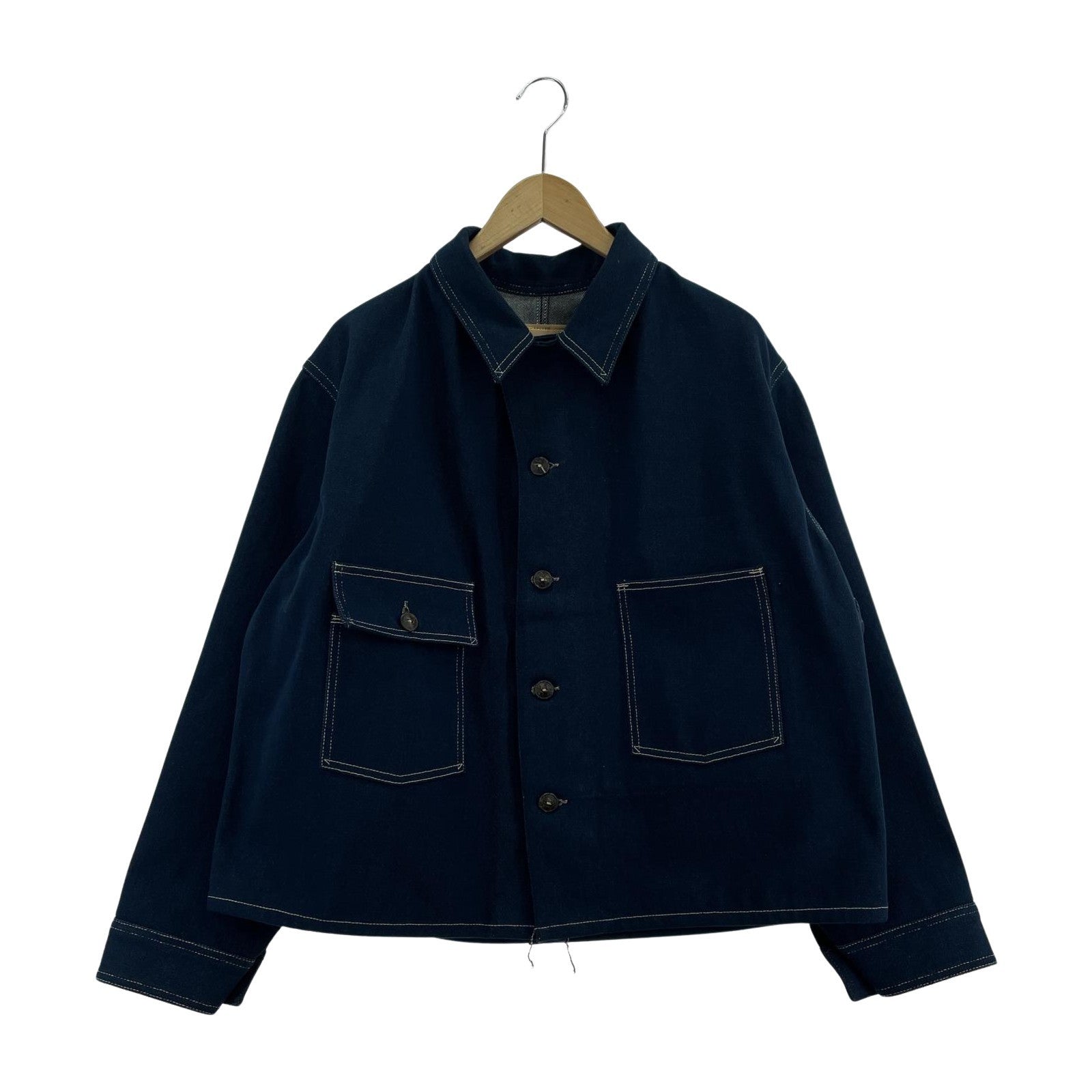 デニムジャケット FAUVES Exclusive CARPENTER SHORT JACKET 4 ブルー