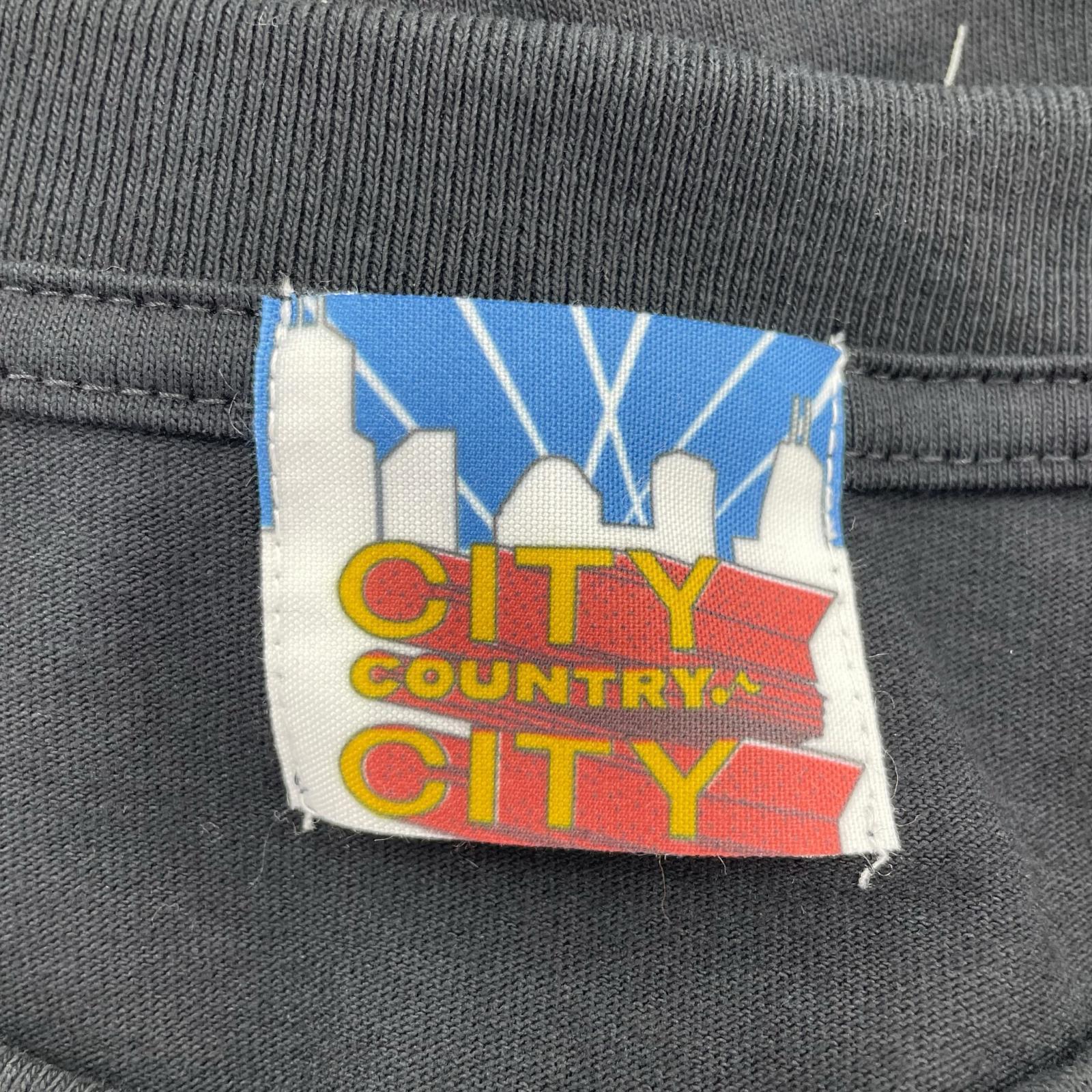 半袖Tシャツ CITY COUNTRY CITY 黒 XL ブラック