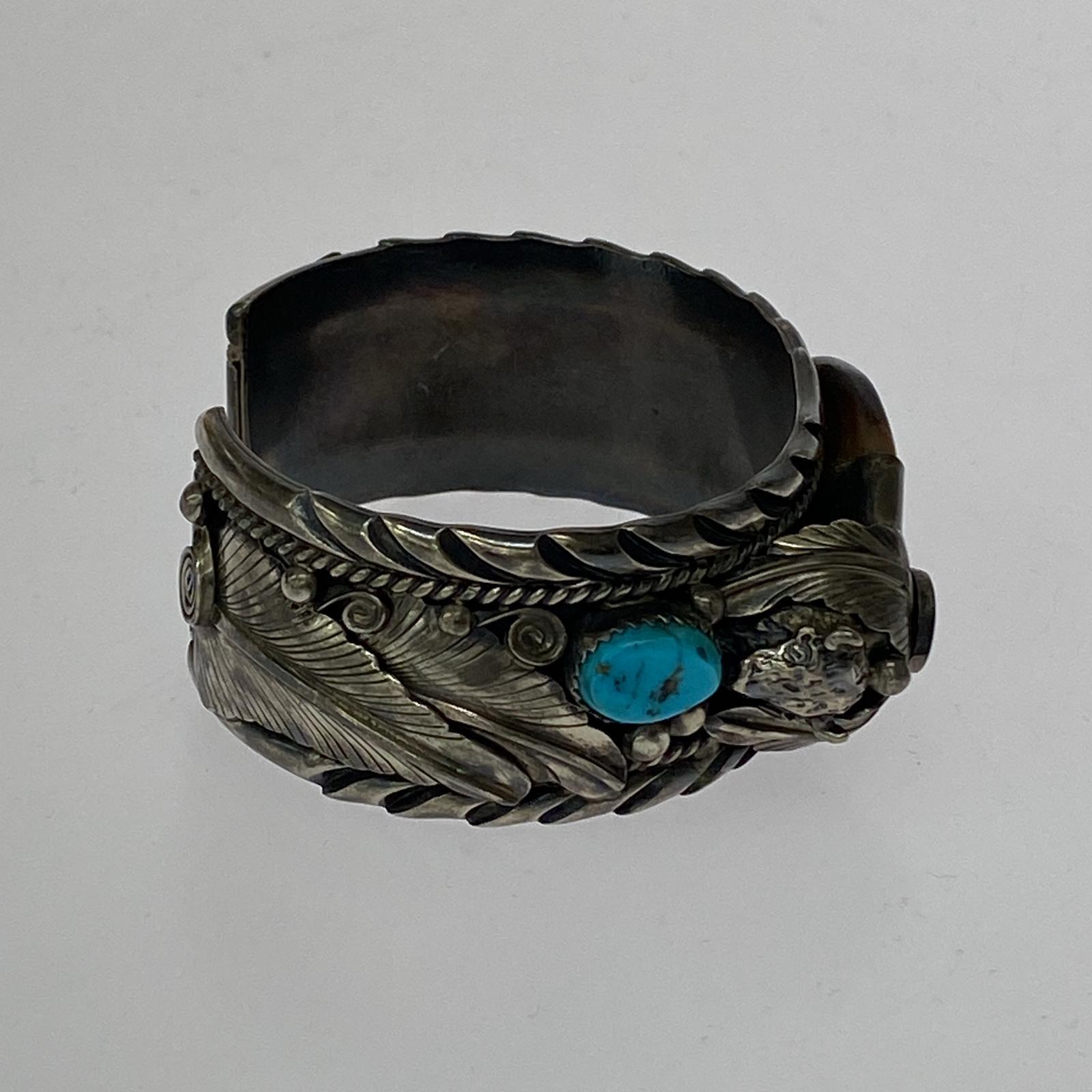 ブレスレット NAVAJO Roy Begay刻印 シルバー
