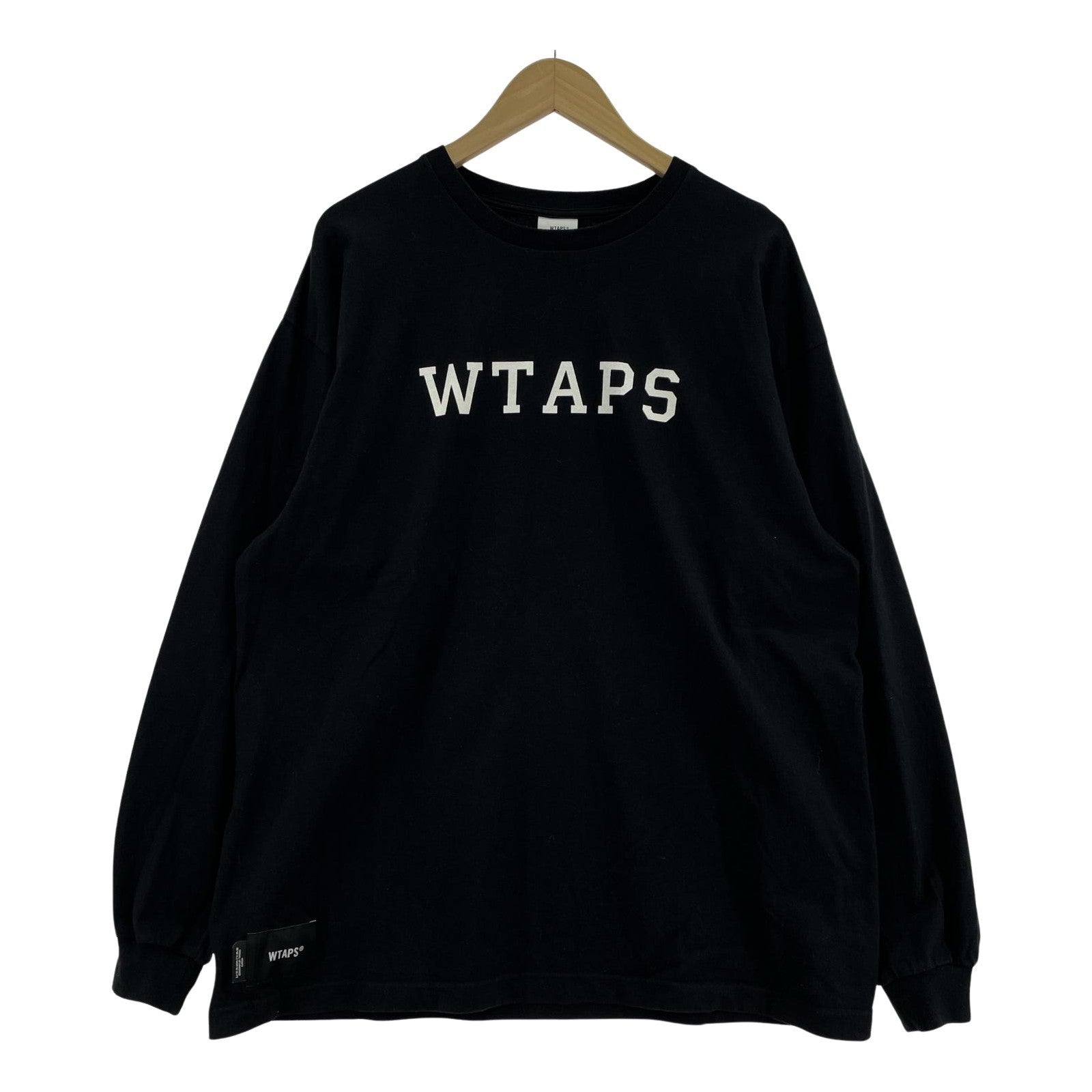 長袖Tシャツ COLLEGE TEE 2 ブラック
