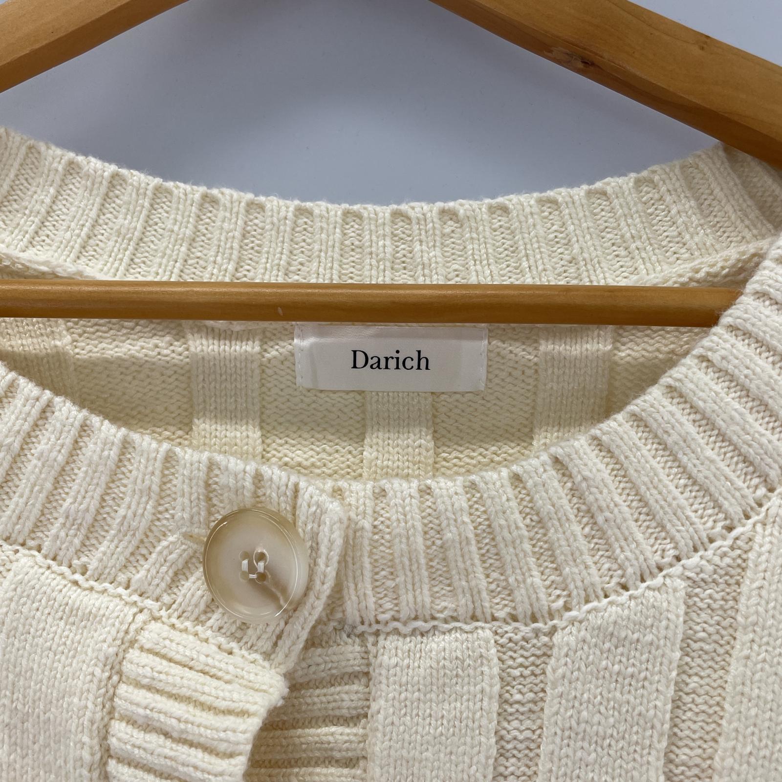 ニット Darich シャーベットアンサンブルニットセットアップ アイボリー L ホワイト