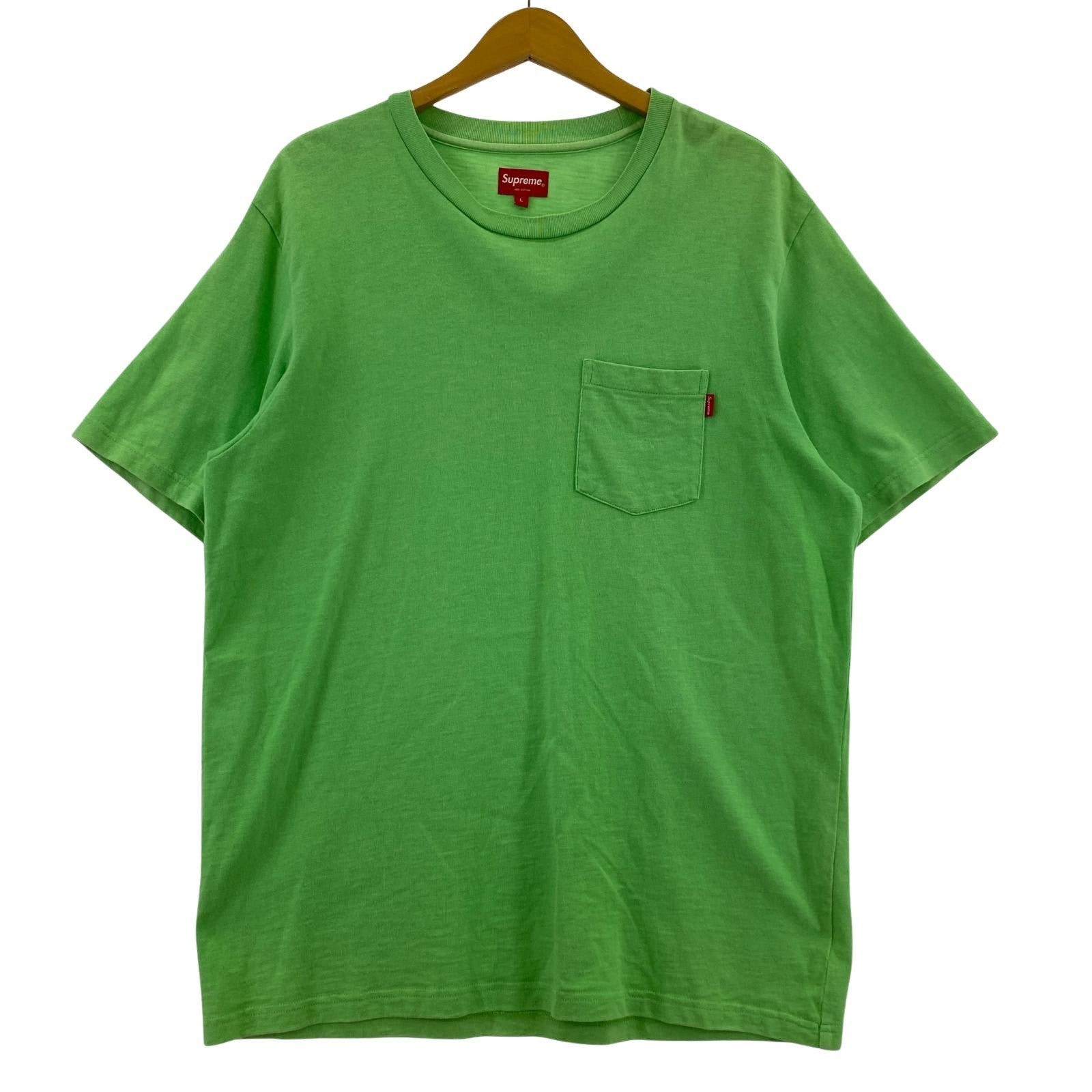 半袖Tシャツ S/S ポケTee sizeL L グリーン
