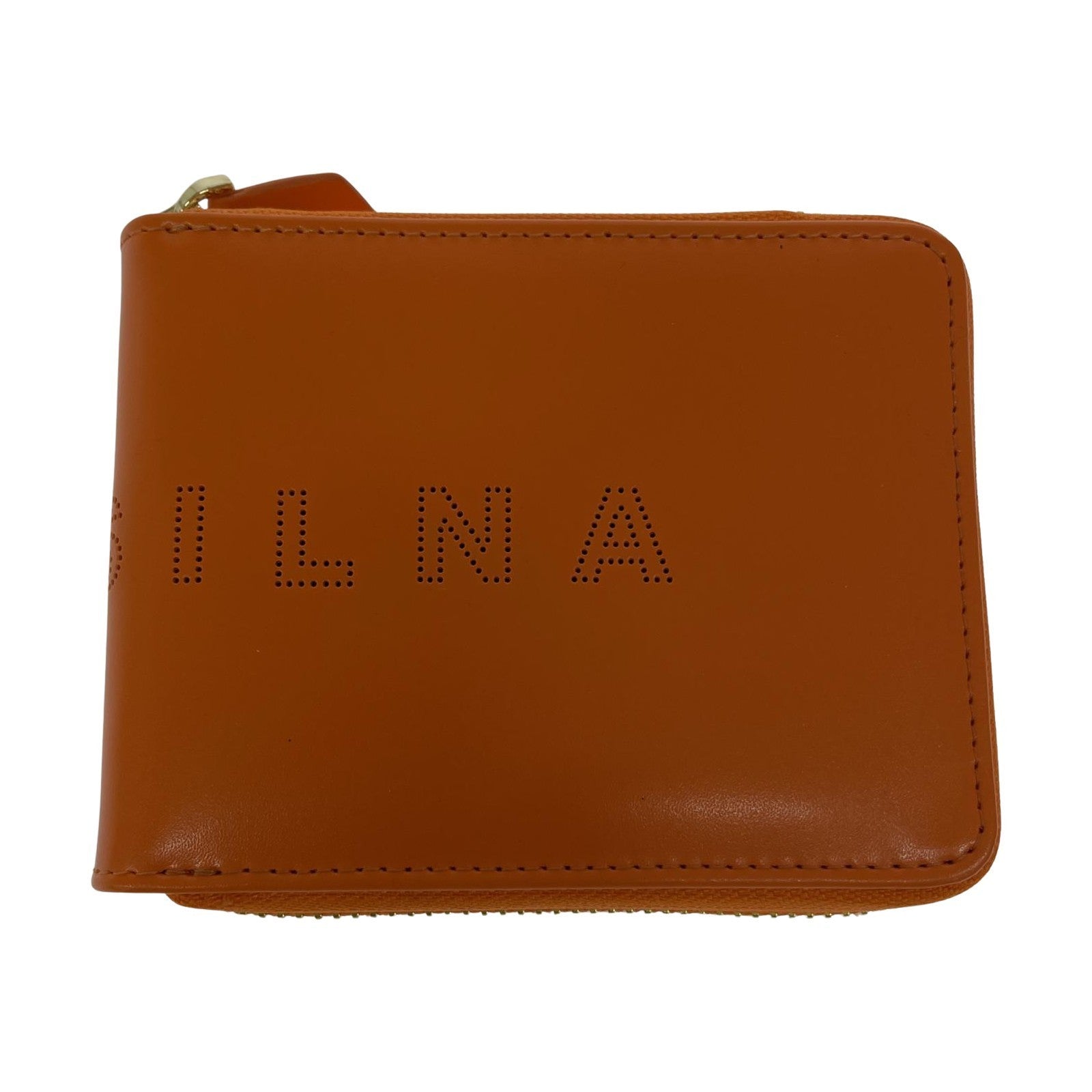 コンパクトウォレット SILNA ジップウォレット オレンジ オレンジ