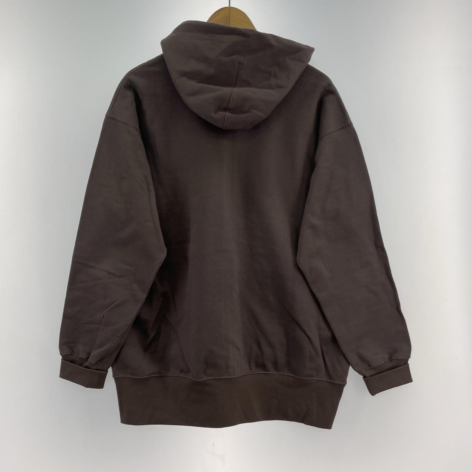 パーカー COMME des GARCONS HOMME 24AW 綿裏毛×エスレル綿タフタジップパーカー S チャコール HN-T011 AD2024 S
