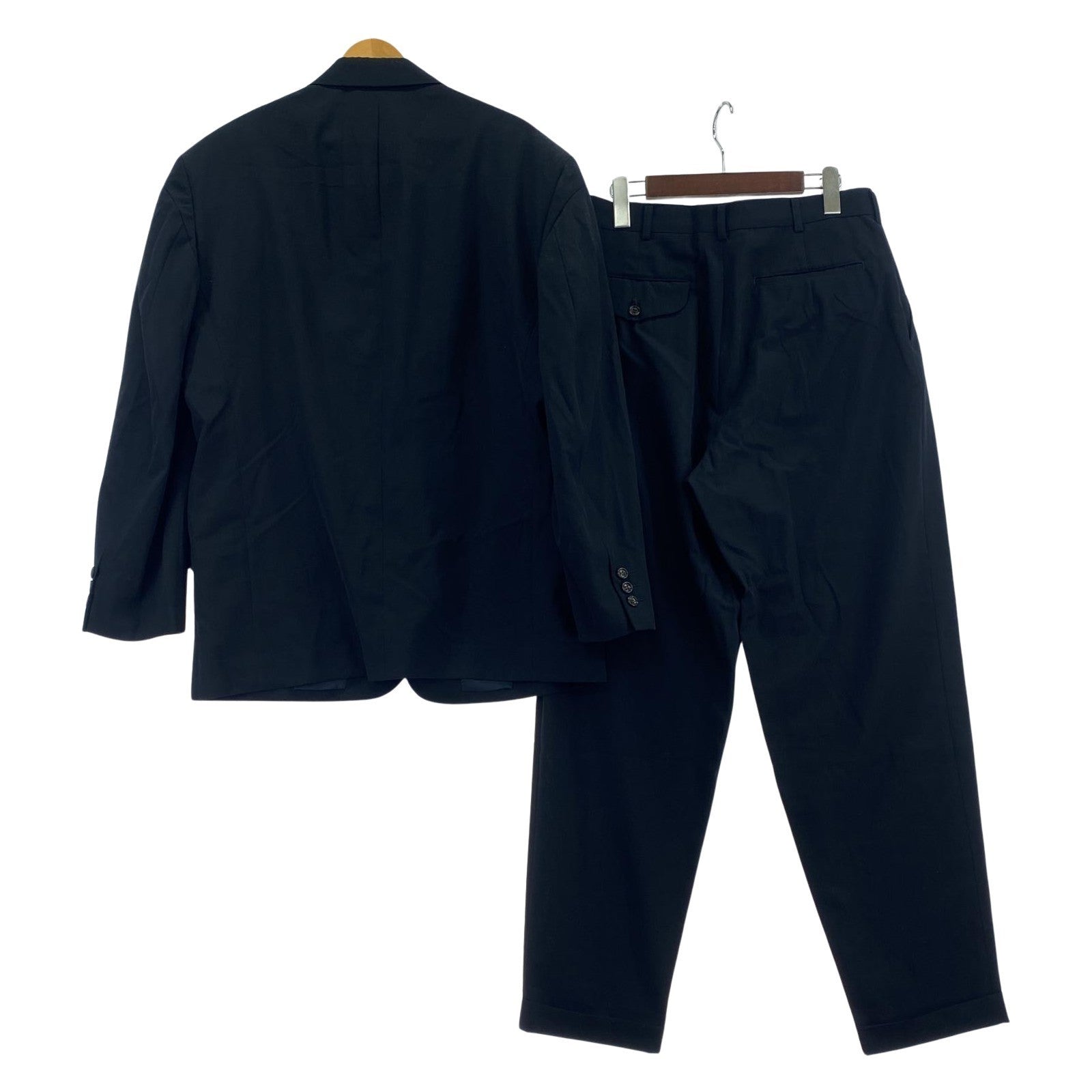 テーラードジャケット COMME des GARCONS HOMME PLUS 90s パッチワークデザイン セットアップ S/M ネイビー S ネイビー