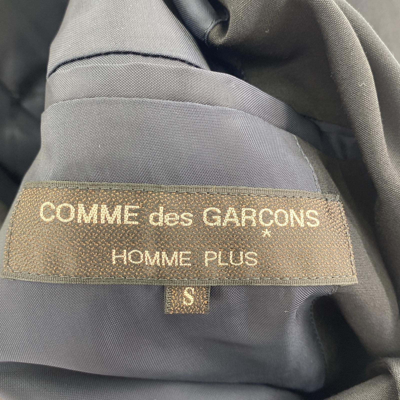 テーラードジャケット COMME des GARCONS HOMME PLUS 90s パッチワークデザイン セットアップ S/M ネイビー S ネイビー