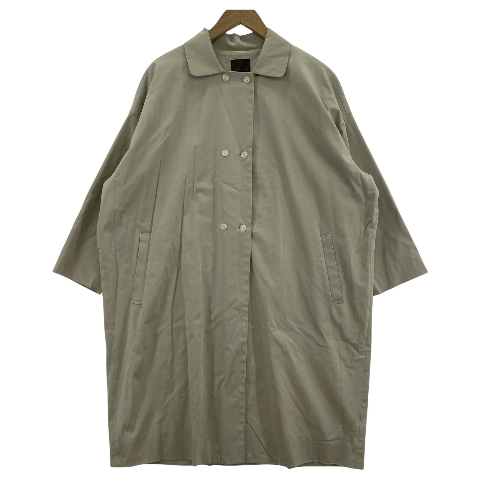 ジャケット オローネ 6つボタンバルーンコート ベージュ ベージュ