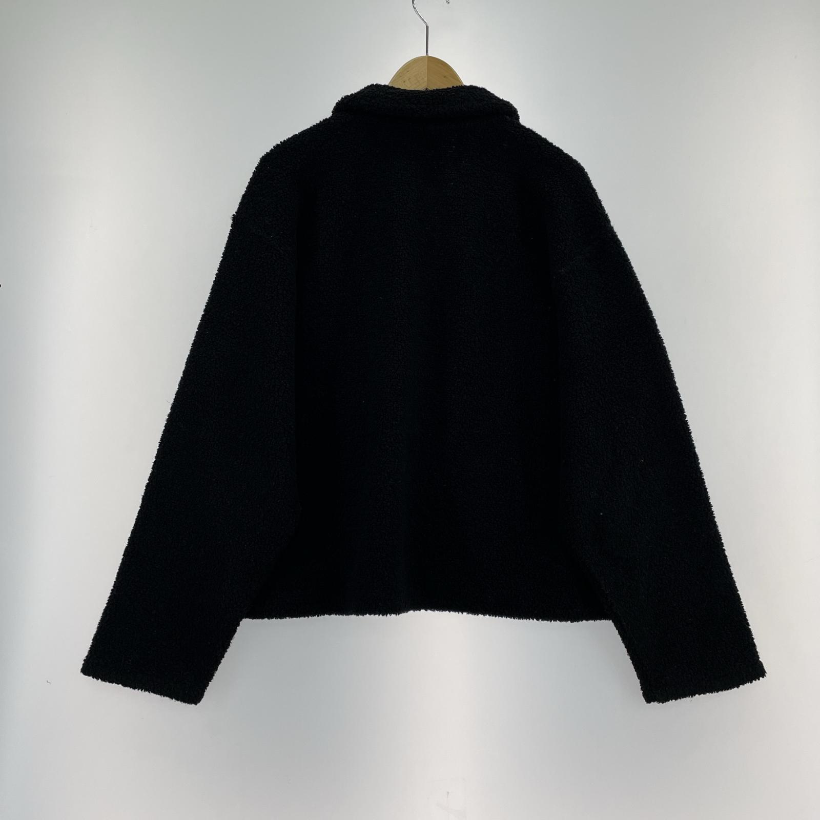 スウェット WOOL BLEND SHERPA PULLOVER 黒 (M) M ブラック