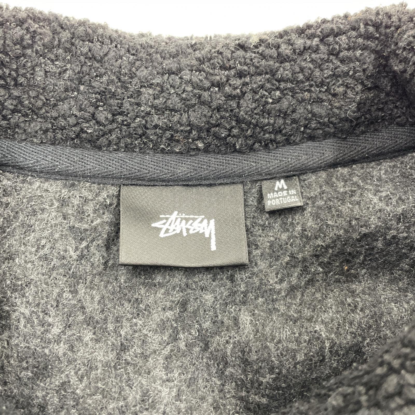 スウェット WOOL BLEND SHERPA PULLOVER 黒 (M) M ブラック