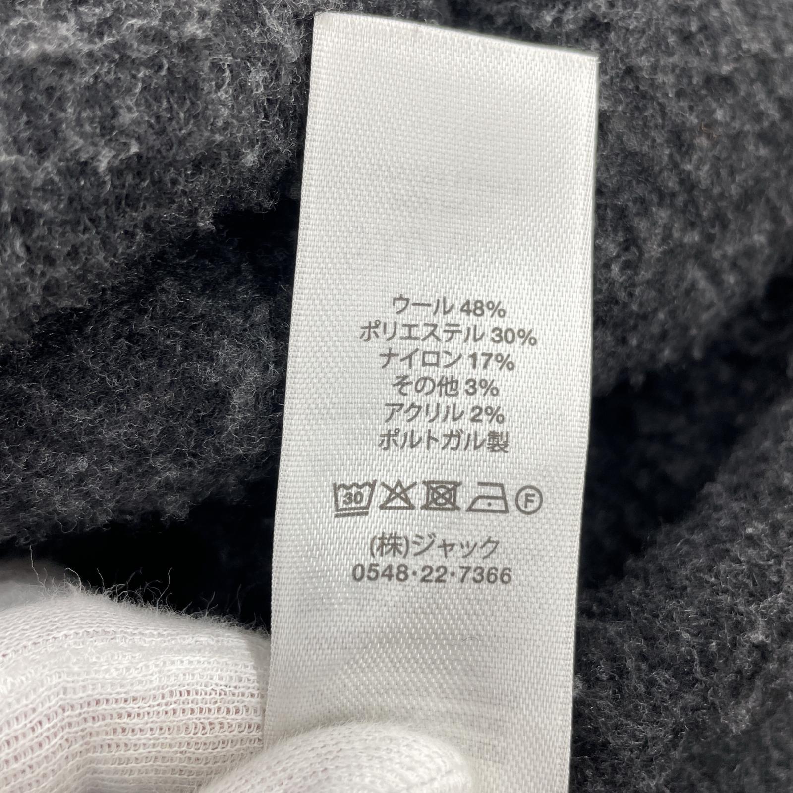 スウェット WOOL BLEND SHERPA PULLOVER 黒 (M) M ブラック