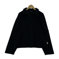 スウェット WOOL BLEND SHERPA PULLOVER 黒 (M) M ブラック