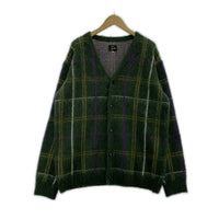 カーディガン Needles 21AW Mohair Cardigan Windowpane モヘアカーディガン J0258 緑 (L) L グリーン