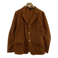 テーラードジャケット COMME des GARCONS 起毛 テーラードジャケット M レンガ GJ-10032M AD1994 M ブラウン