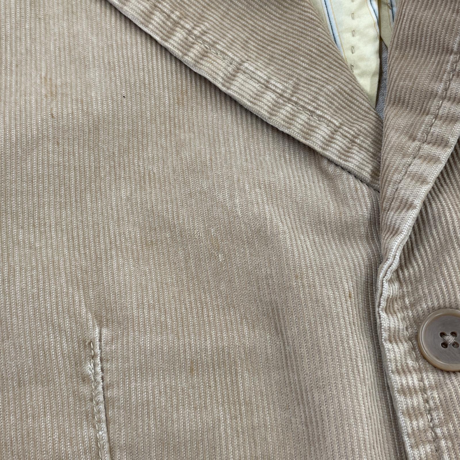 テーラードジャケット COMME des GARCONS HOMME 80s デザインコーデュロイジャケット - ベージュ HN-050460 ベージュ