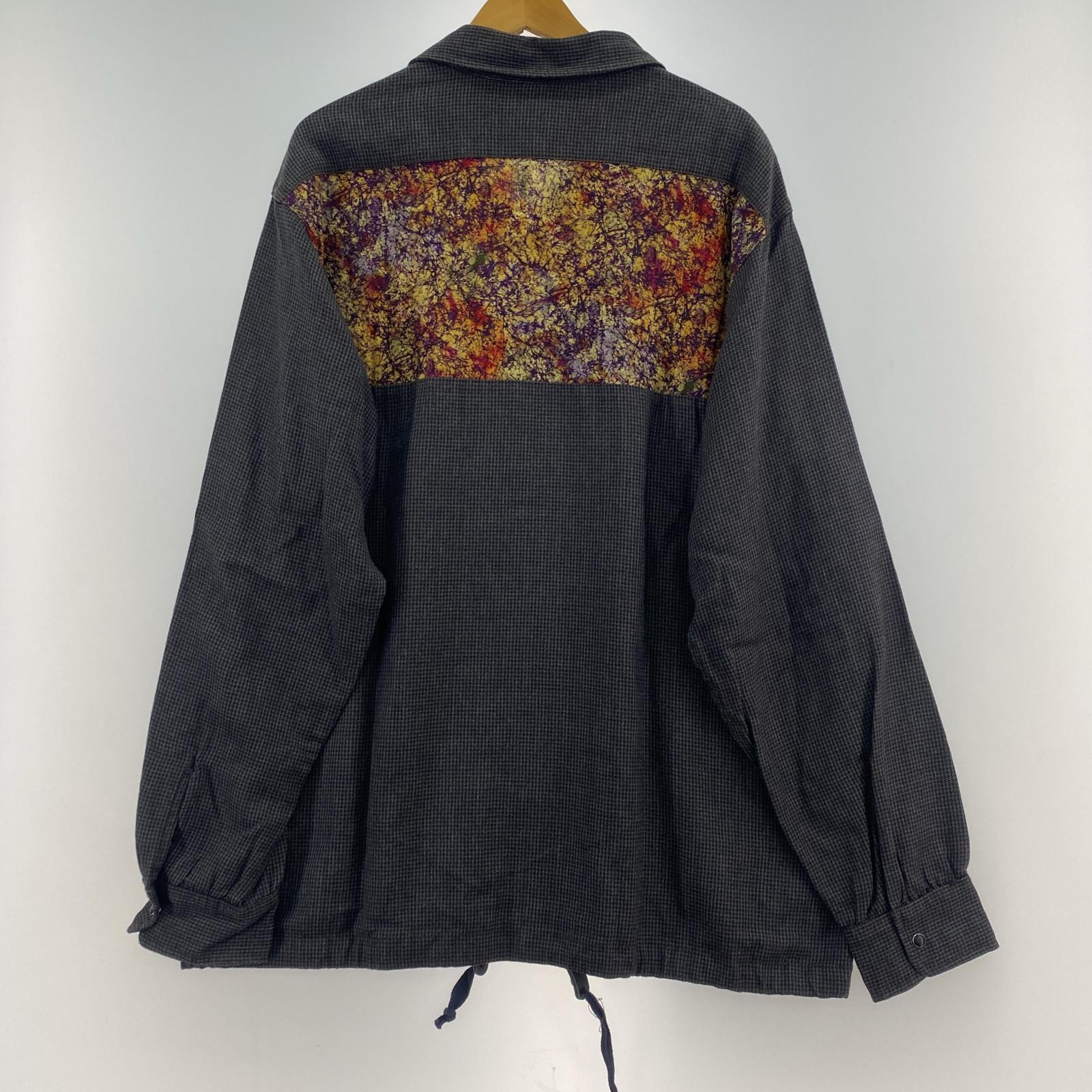 長袖シャツ AIE 切替シャツジャケット L グレー L