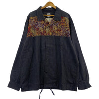 長袖シャツ AIE 切替シャツジャケット L グレー L