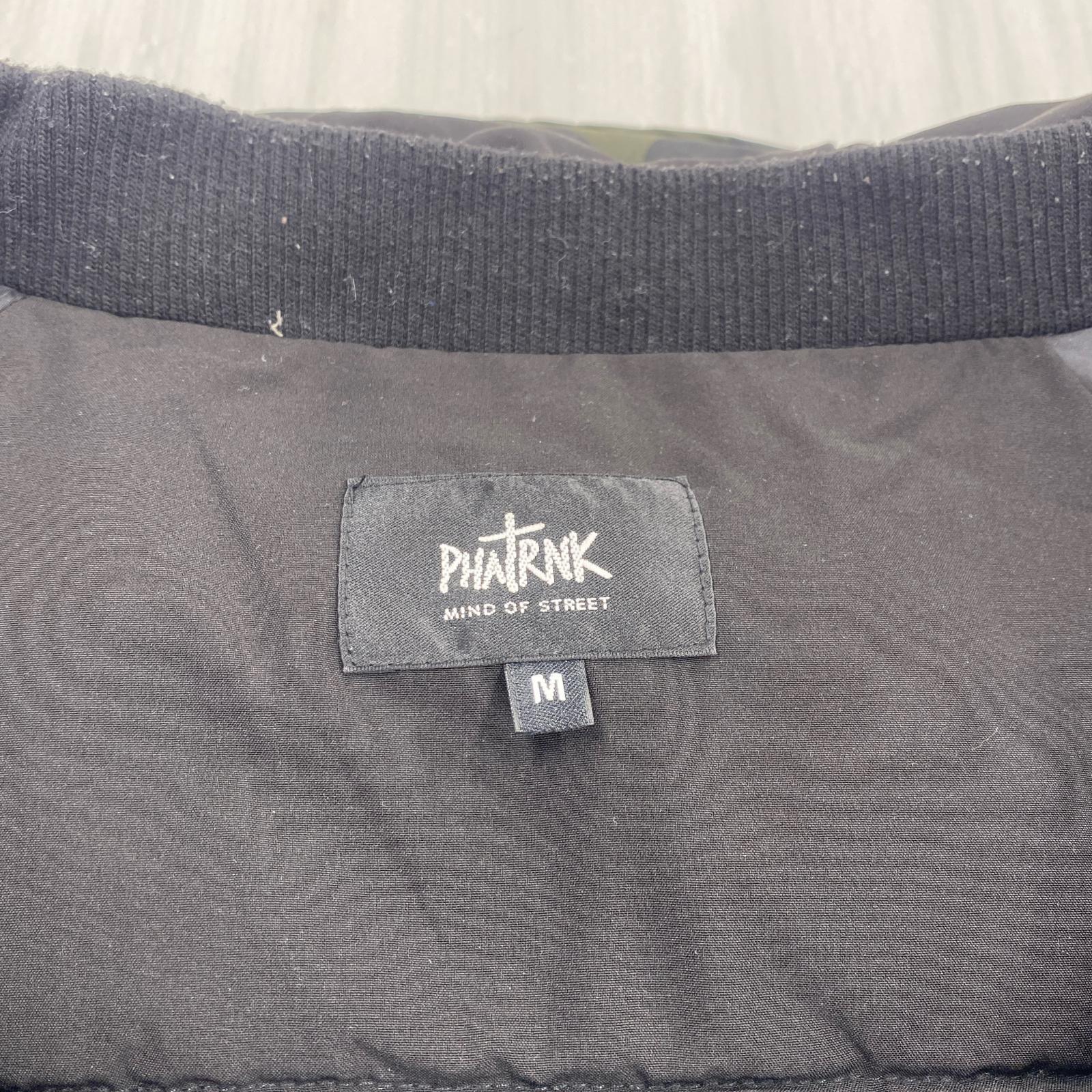 ダウンジャケット PHATRNK 迷彩柄ダウンジャケット M M