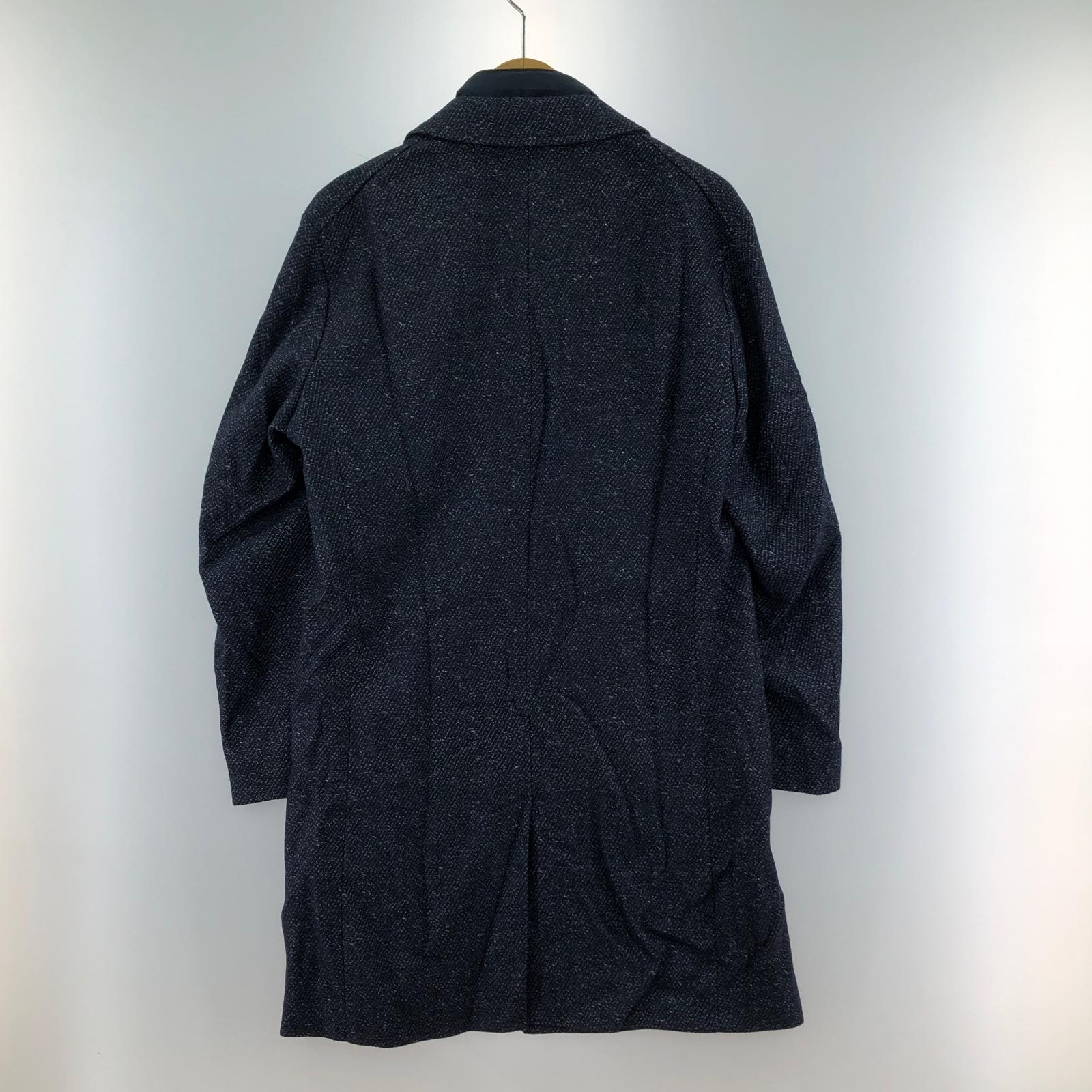 ジャケット HUGO BOSS キルティングライナー付 チェスターコート 44 ネイビー 44