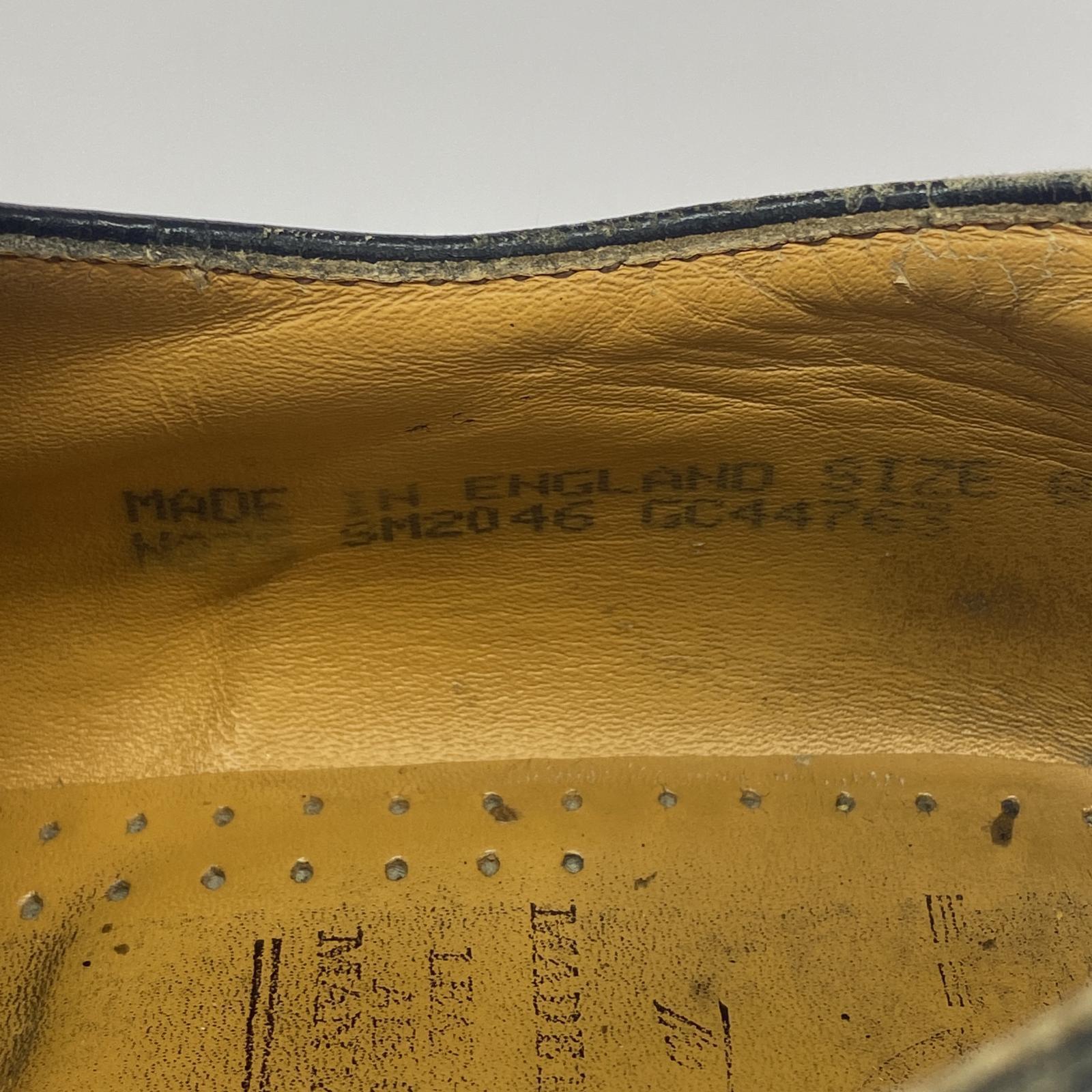 シューズ MADE IN ENGLAND Uチップ レザーシューズ 黒 (26.5) ブラック