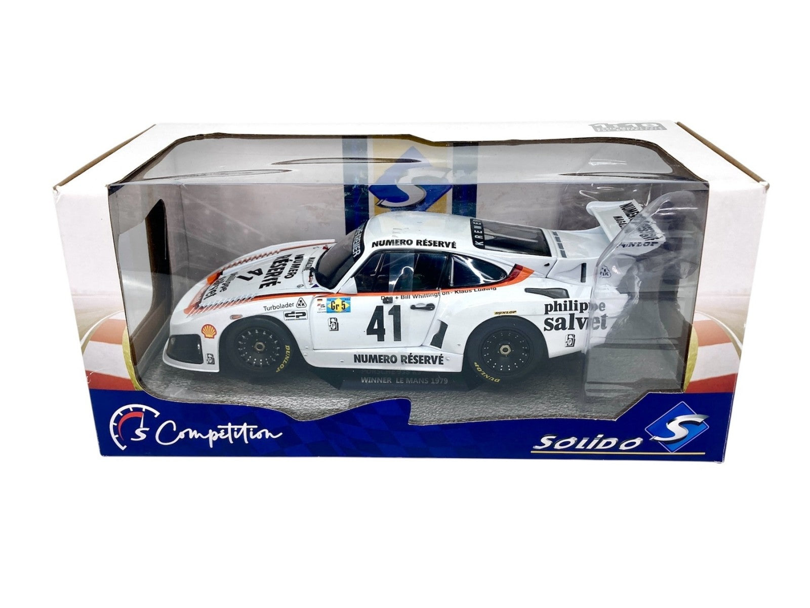 SOLIDO Porsche 935 K3 WUNNER LE MANS スケールカー