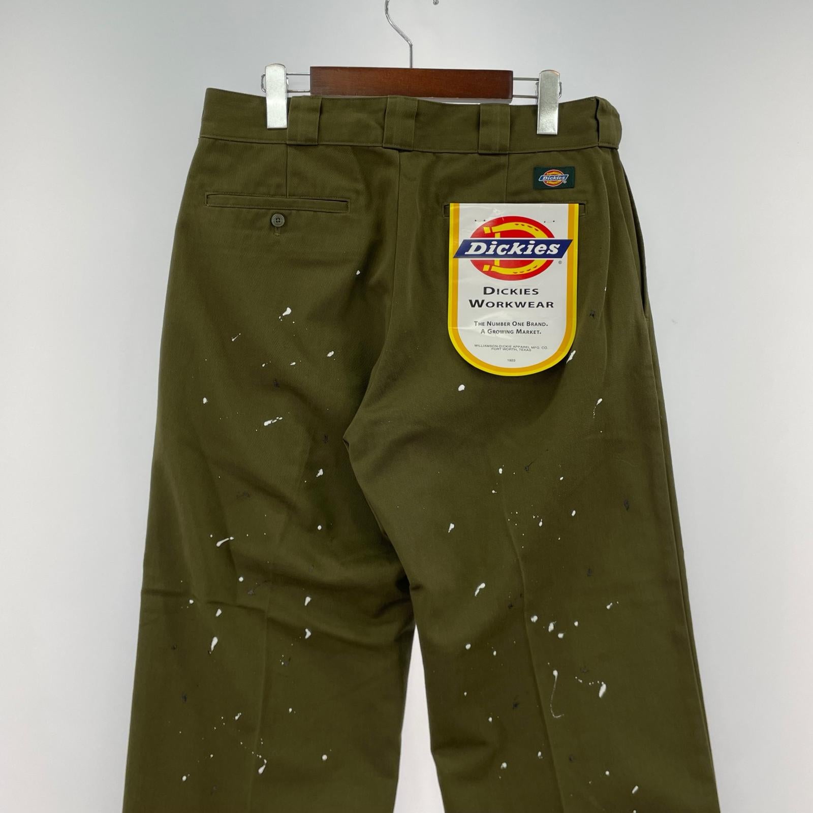 パンツ /dickies work pant paint M カーキ
