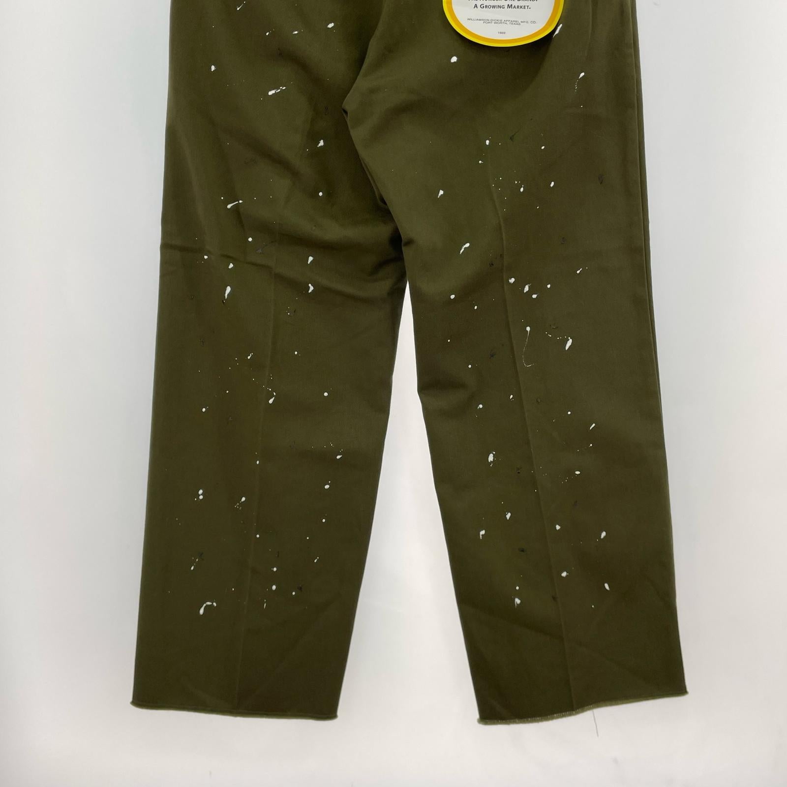 パンツ /dickies work pant paint M カーキ
