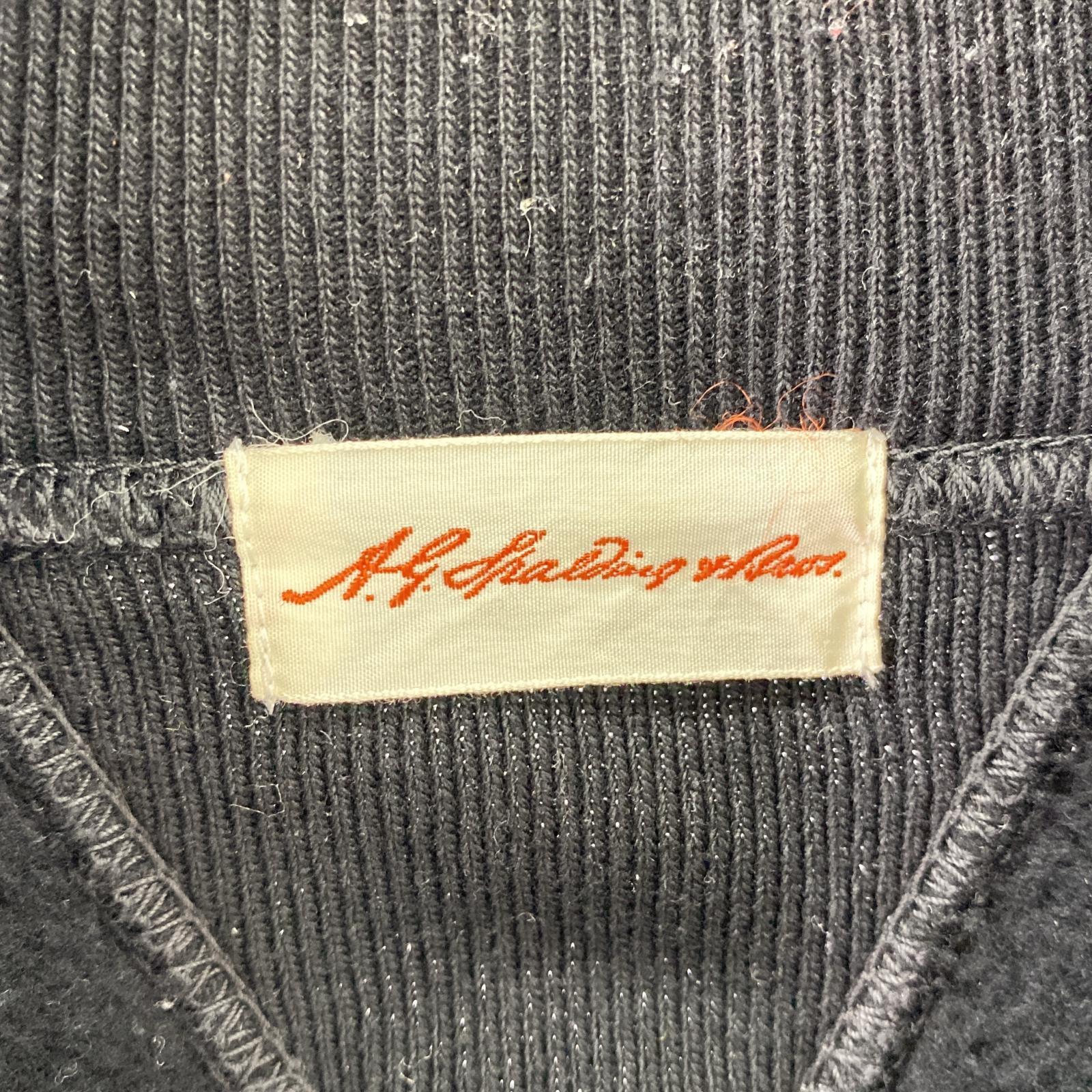 スウェット ×SPALDING TURTLE NECK SWEAT BLK 40 ブラック
