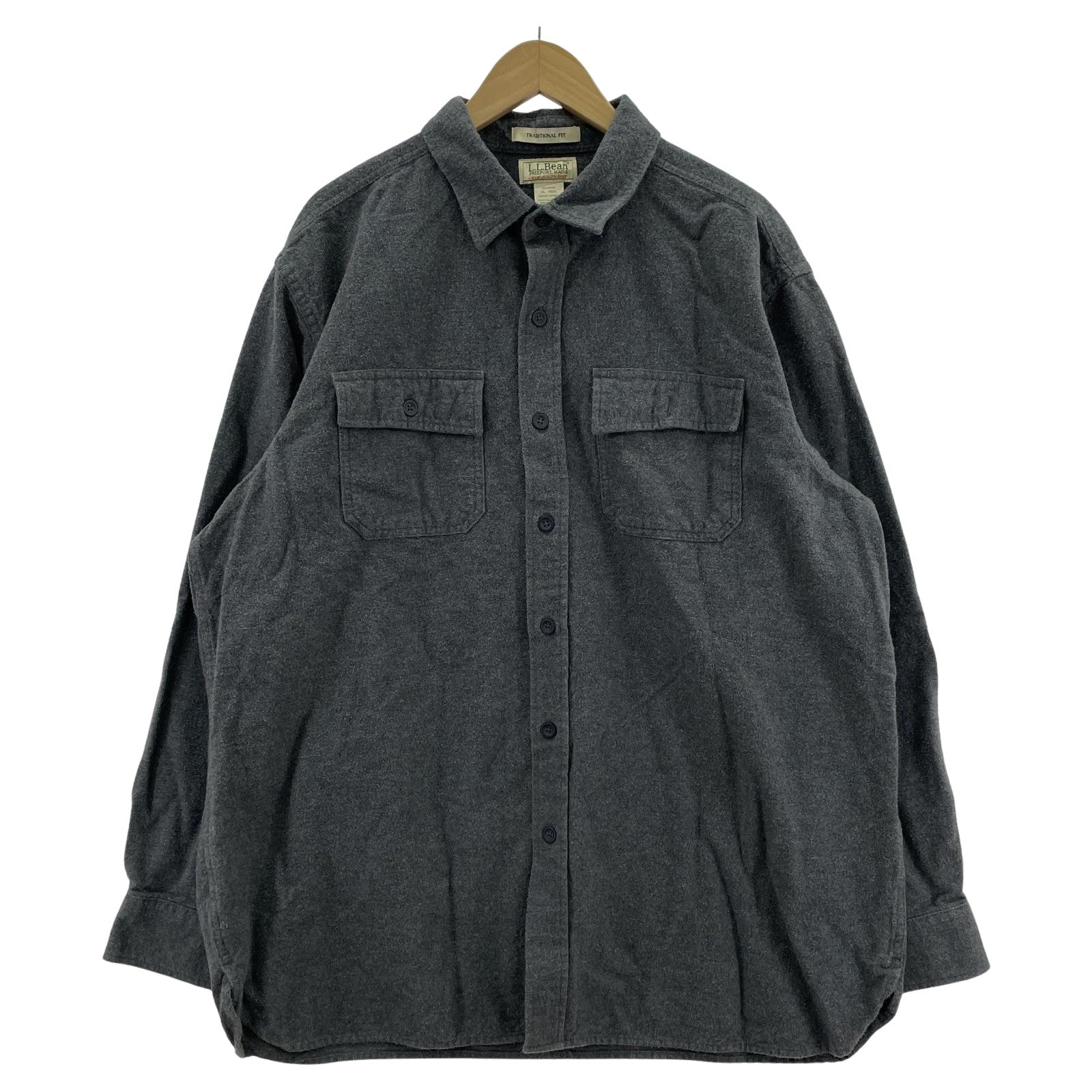 長袖シャツ シャモアクロス L/Sシャツ グレー (XL) グレー