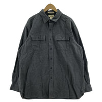 長袖シャツ シャモアクロス L/Sシャツ グレー (XL) グレー
