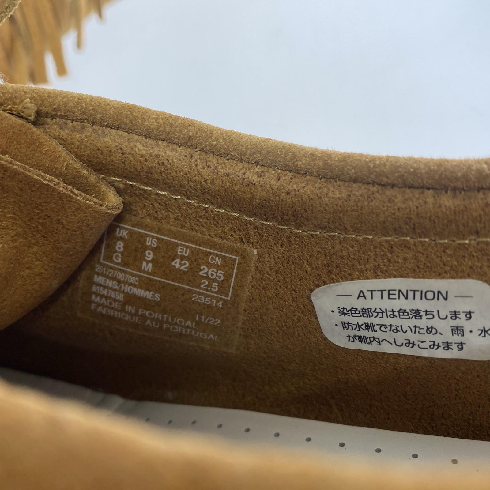 シューズ clarks×inscrire/ワラビー/26.5㎝ ブラウン