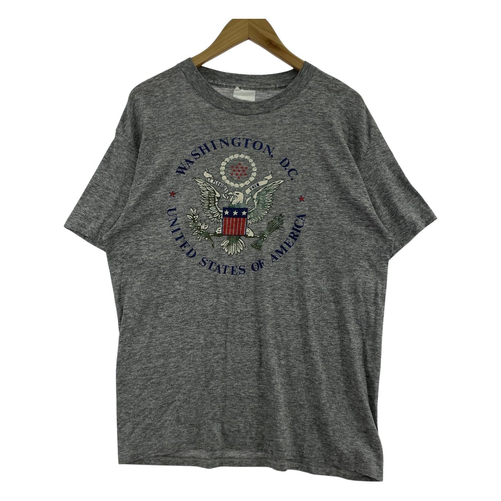 半袖Tシャツ 80s頃 アメリカ国章Tee/グレー グレー