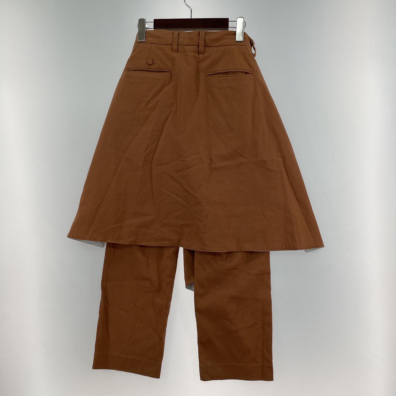 パンツ Midorikawa 21SS ラップパンツ 茶 (S) S ブラウン