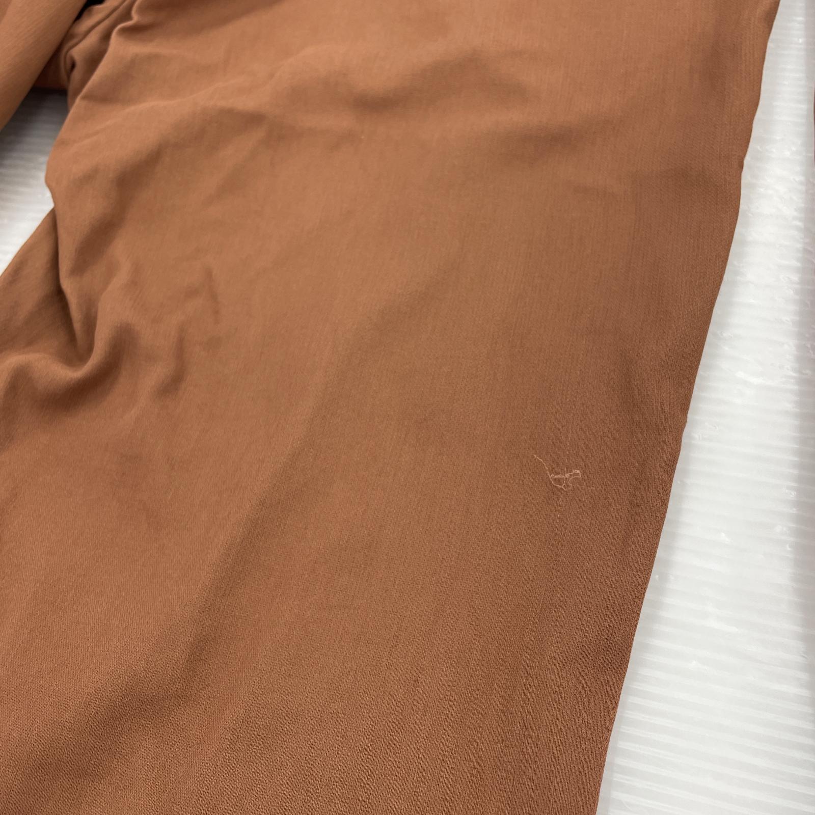 パンツ Midorikawa 21SS ラップパンツ 茶 (S) S ブラウン