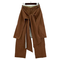 パンツ Midorikawa 21SS ラップパンツ 茶 (S) S ブラウン