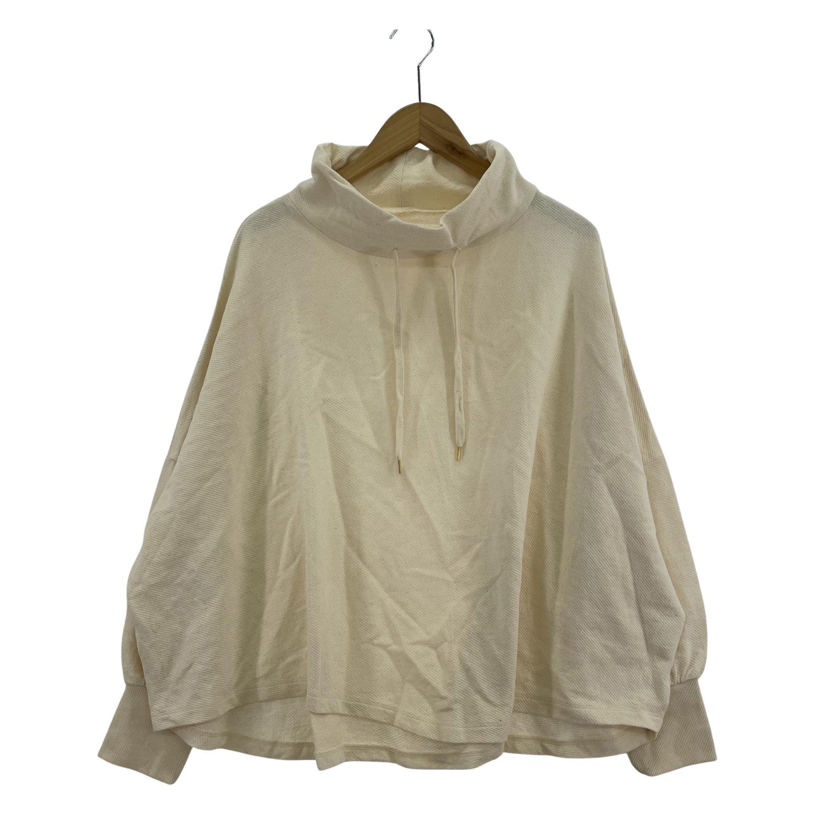 長袖Tシャツ ESTROISLOSE EC23308 ミリーコットン ビッグPO 生成り ホワイト