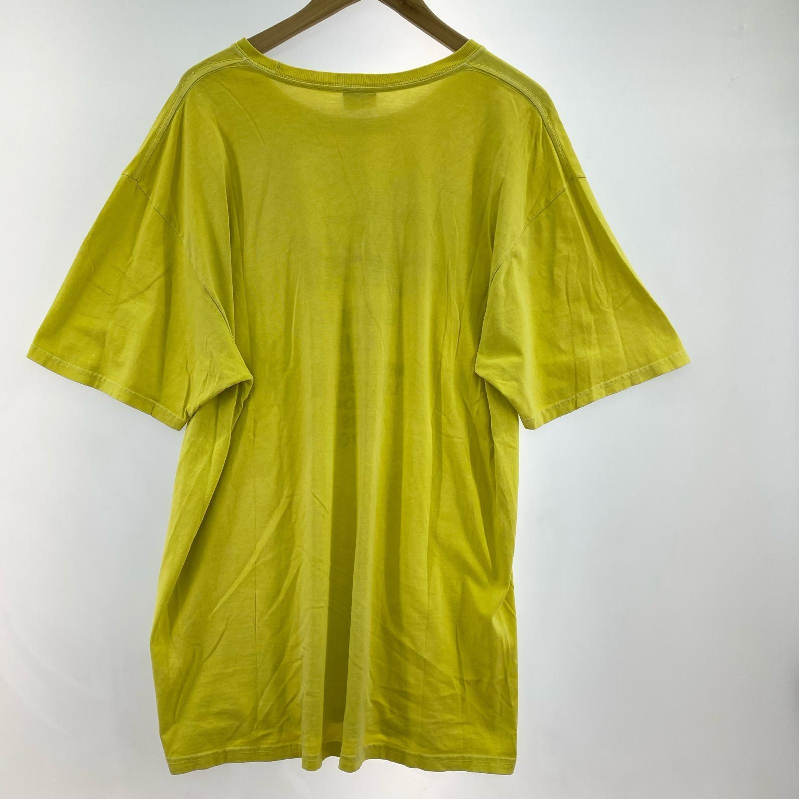 半袖Tシャツ STUSSY ピグメントダイ ワールドツアーTee L イエロー L