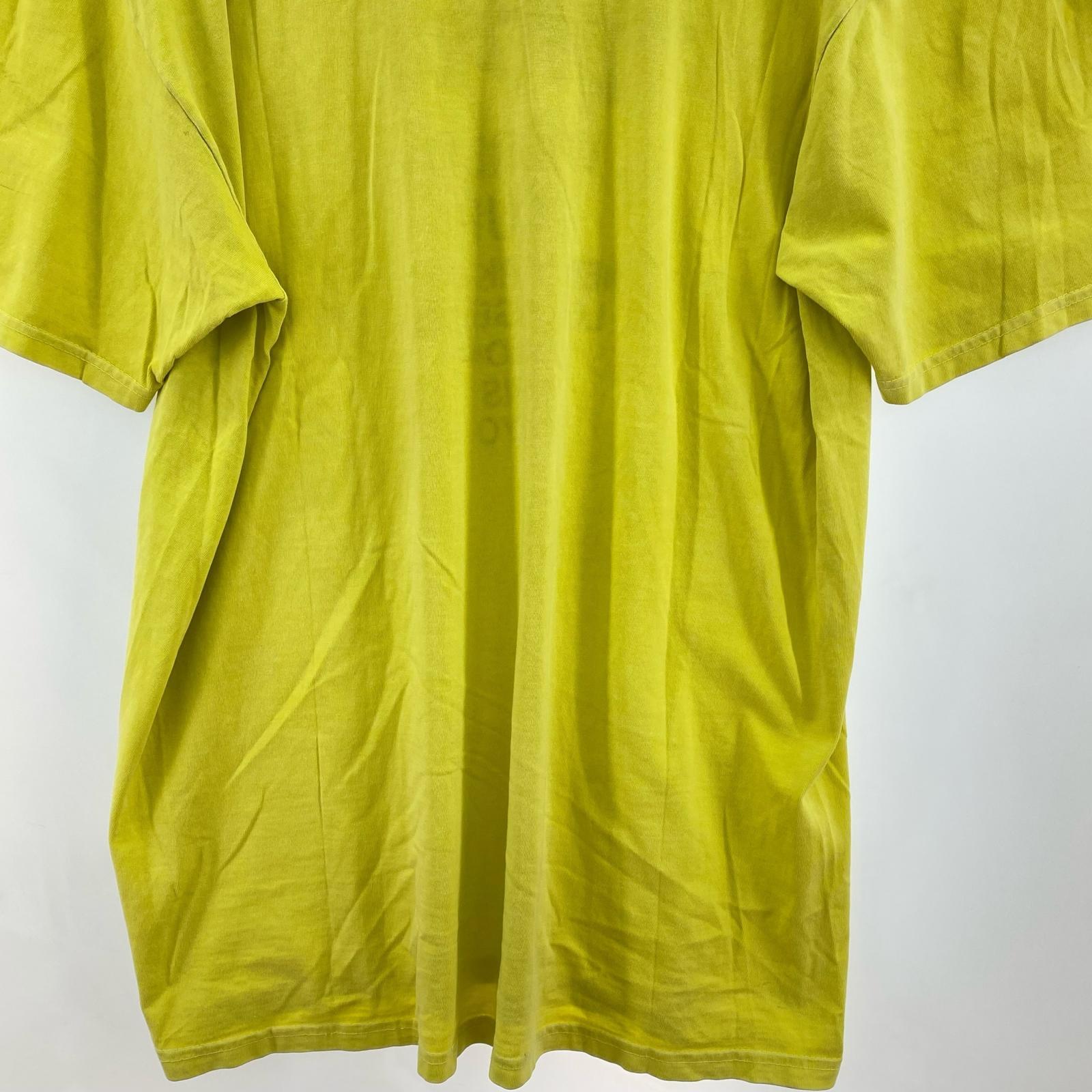 半袖Tシャツ STUSSY ピグメントダイ ワールドツアーTee L イエロー L