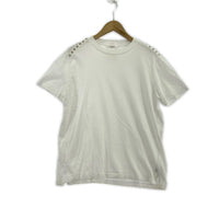 半袖Tシャツ スタッズTシャツ 白(S) S ホワイト