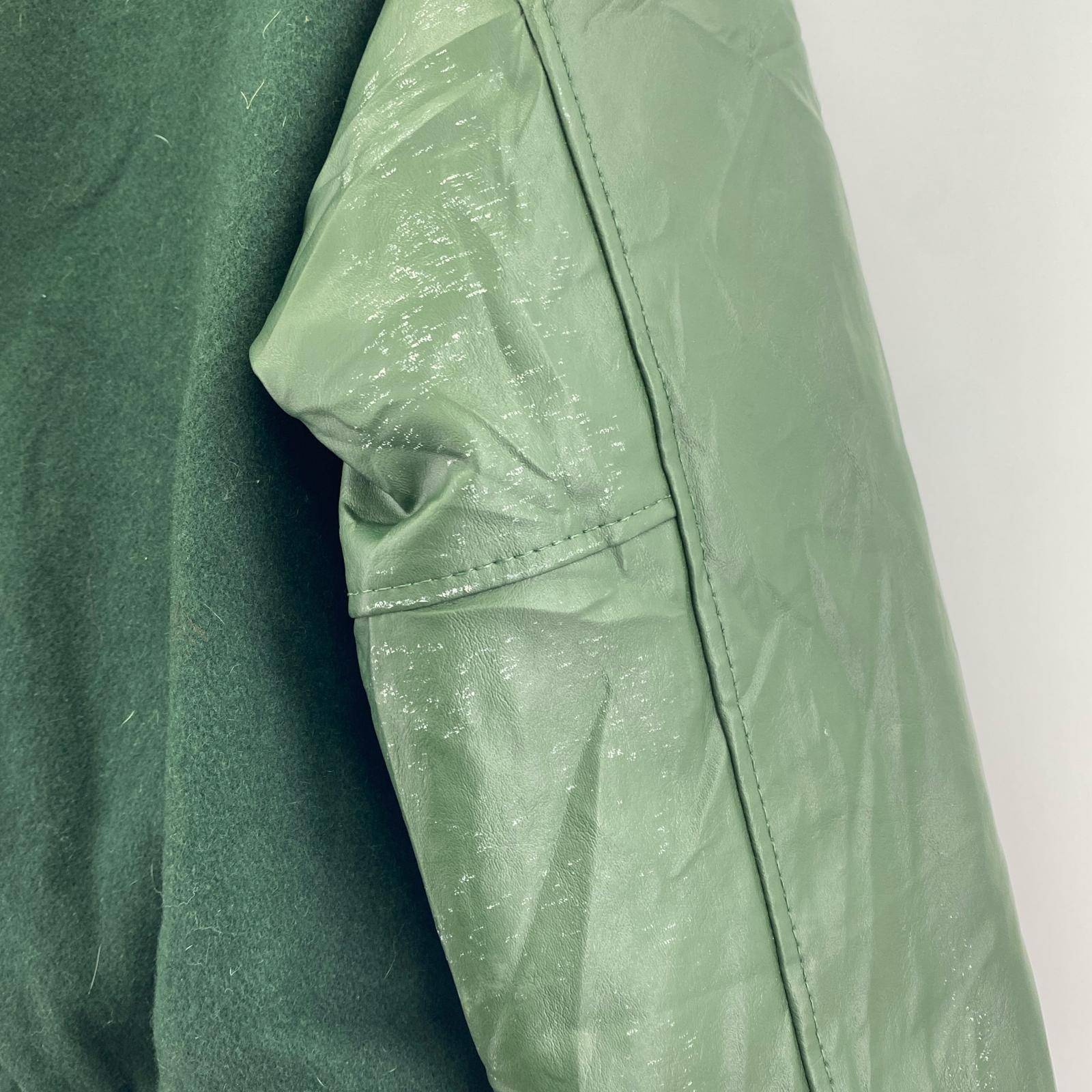 ジャケット game sportswear スタジャン USA製 M グリーン